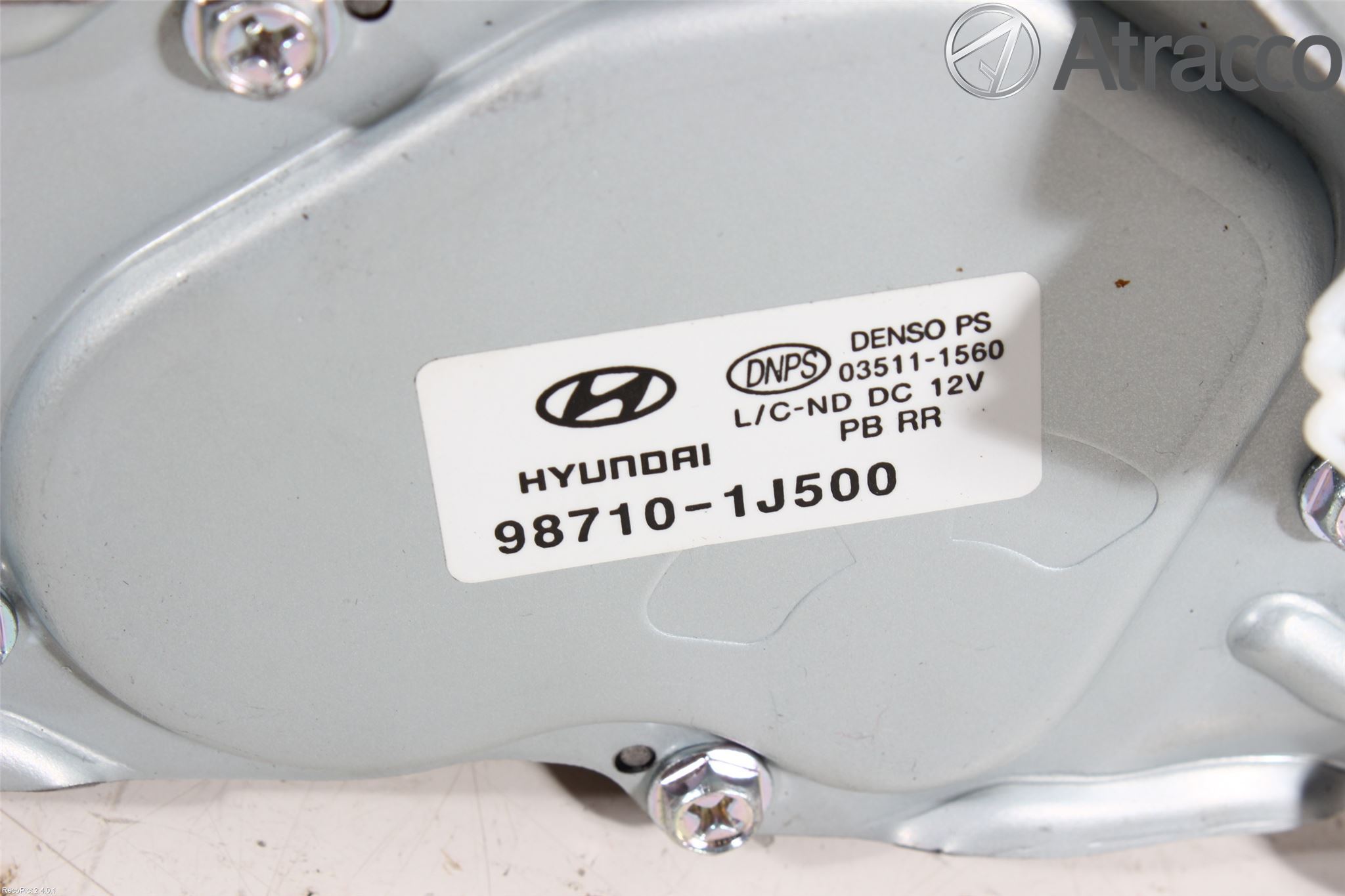 Hyundai i20 PB 09-14 Viskermotor Bakluke