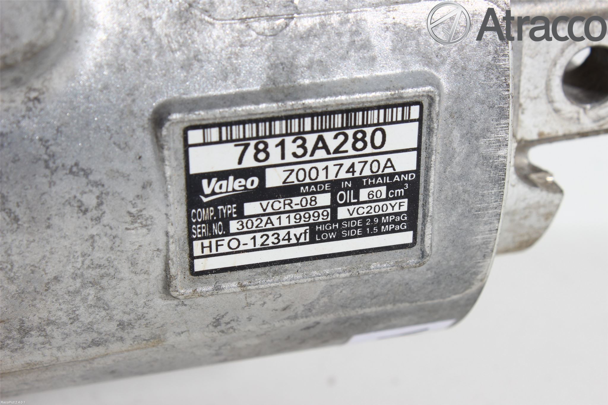 Mitsubishi SPACE STAR 13- Varme Ac Kompressor