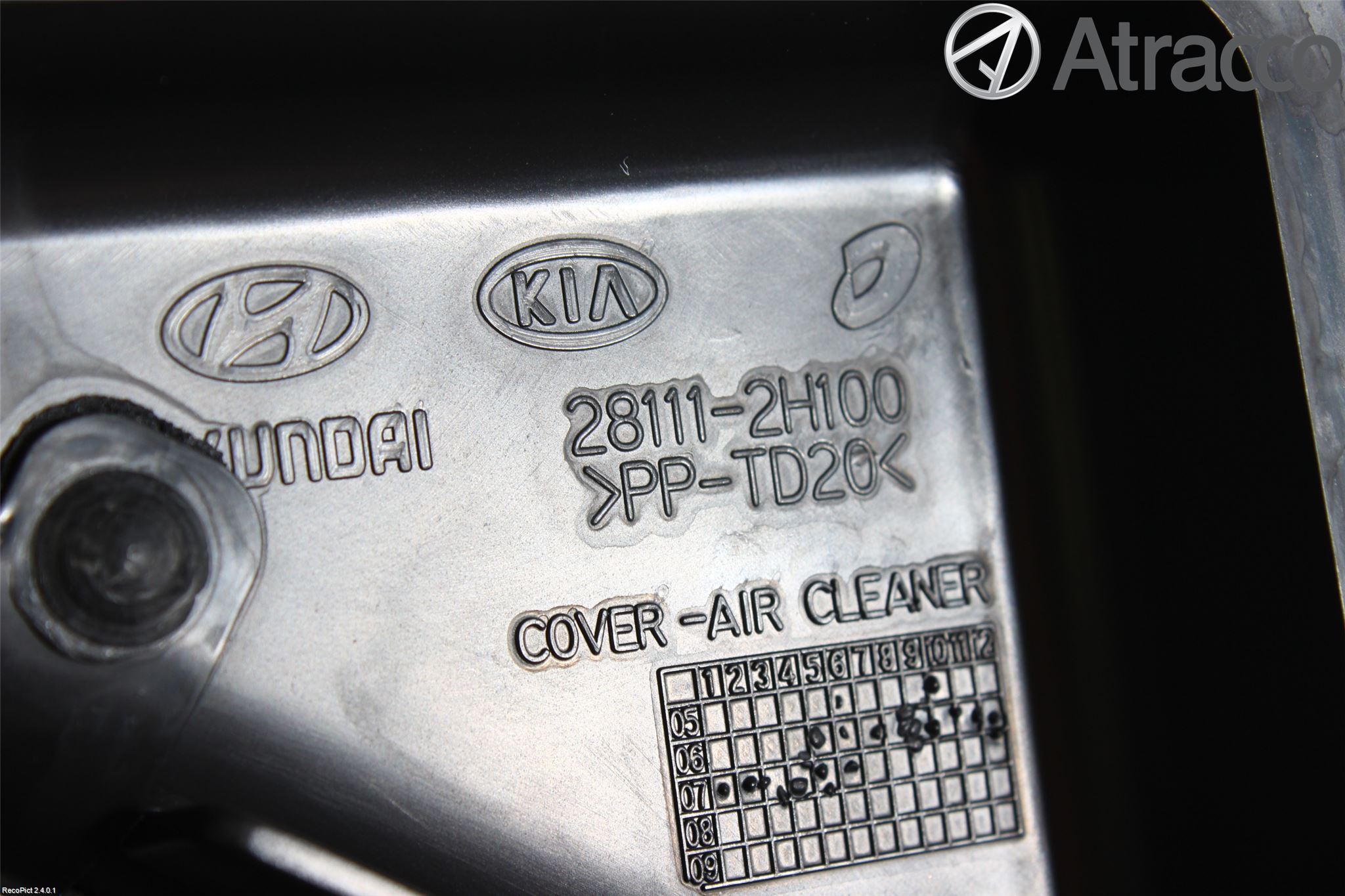 Hyundai i30 FD 07-12 Luftfilter Boks