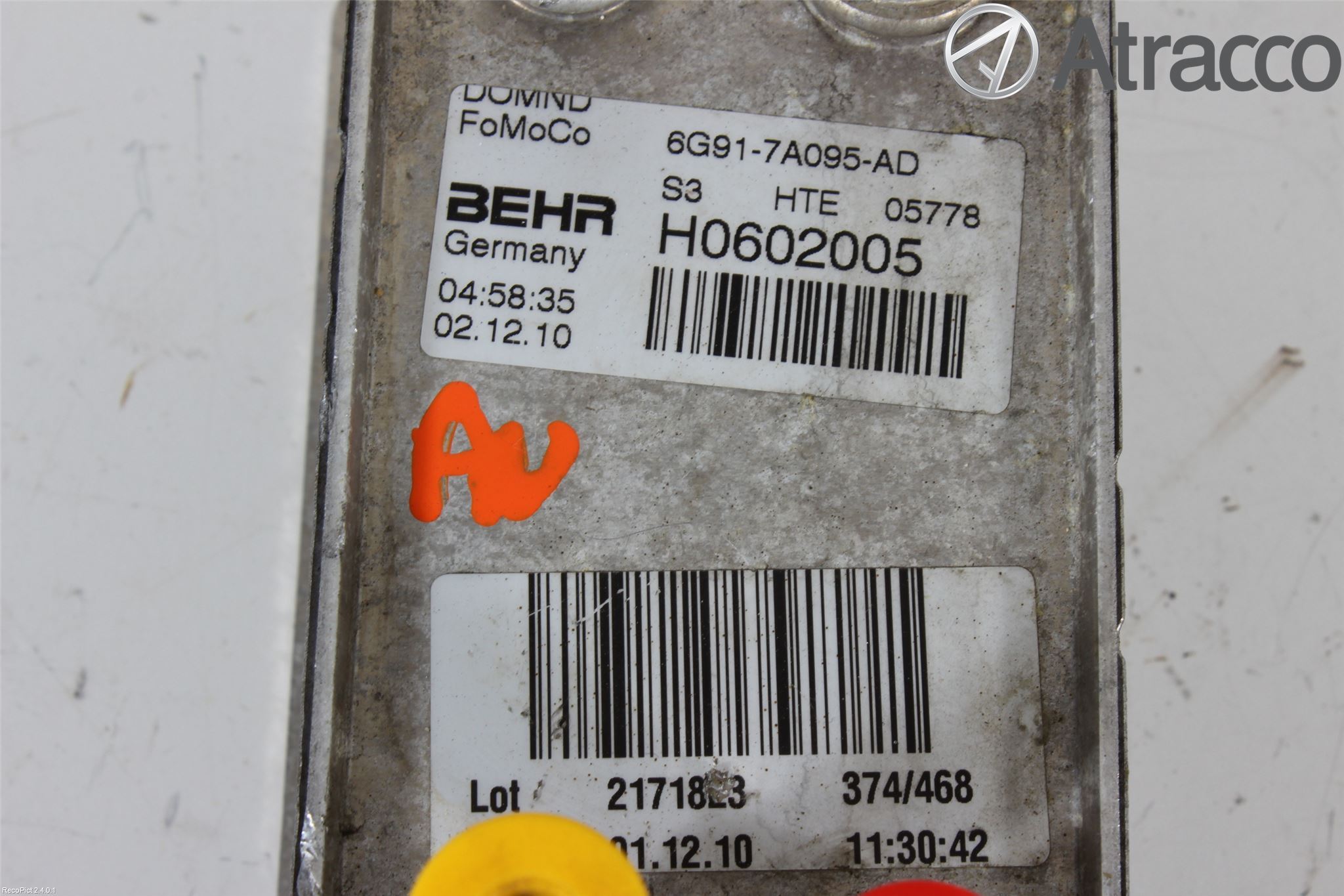Ford MONDEO 07-15 Radiator Oljekjøler Automatgea