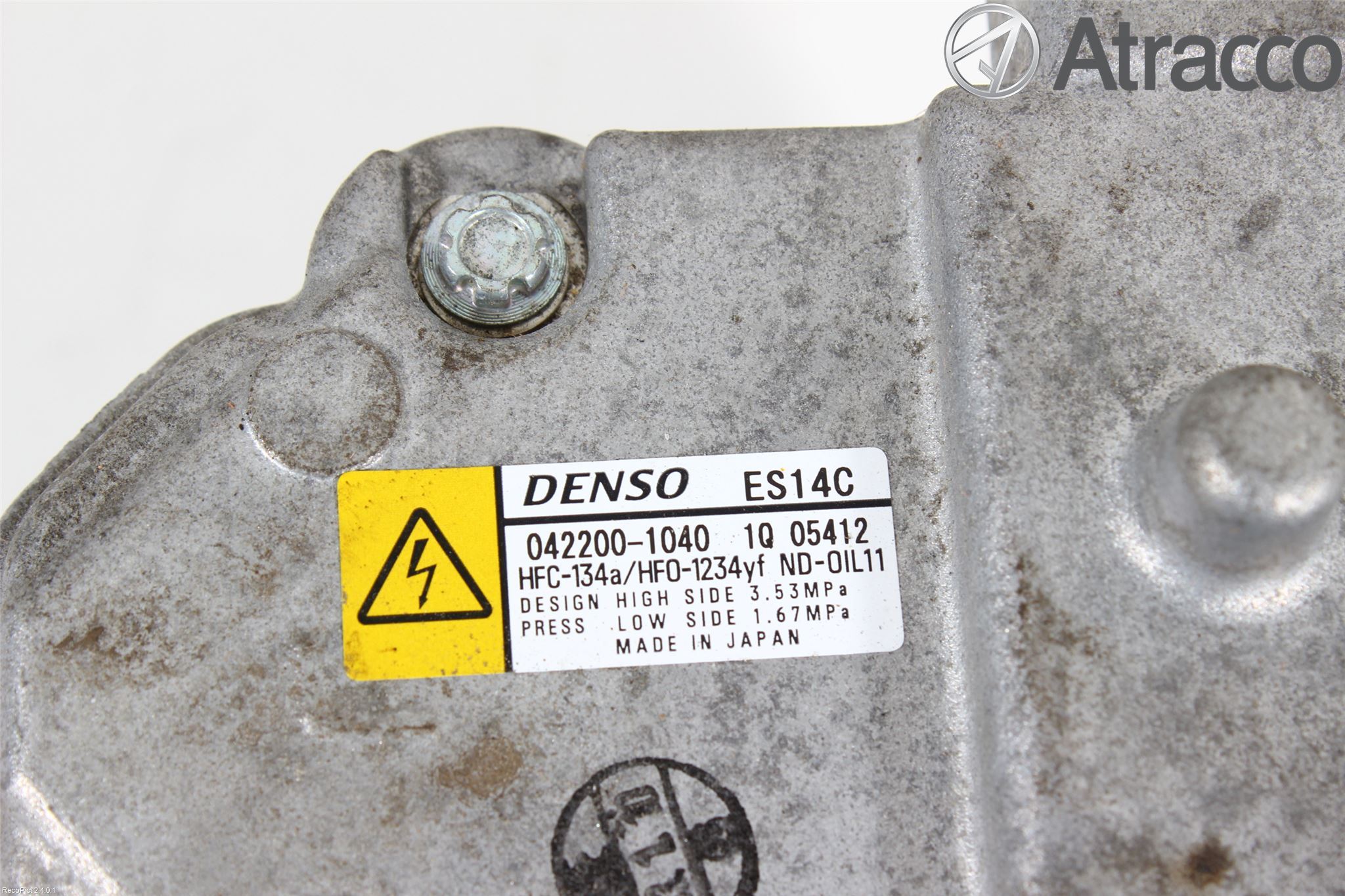 Toyota YARIS XP130 12-14 Varme Ac Kompressor