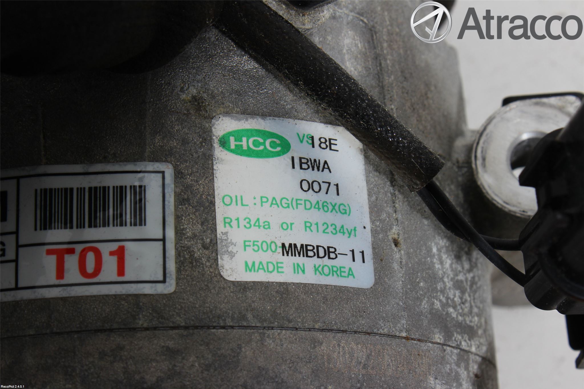 Hyundai SANTA FE 13-18 Varme Ac Kompressor