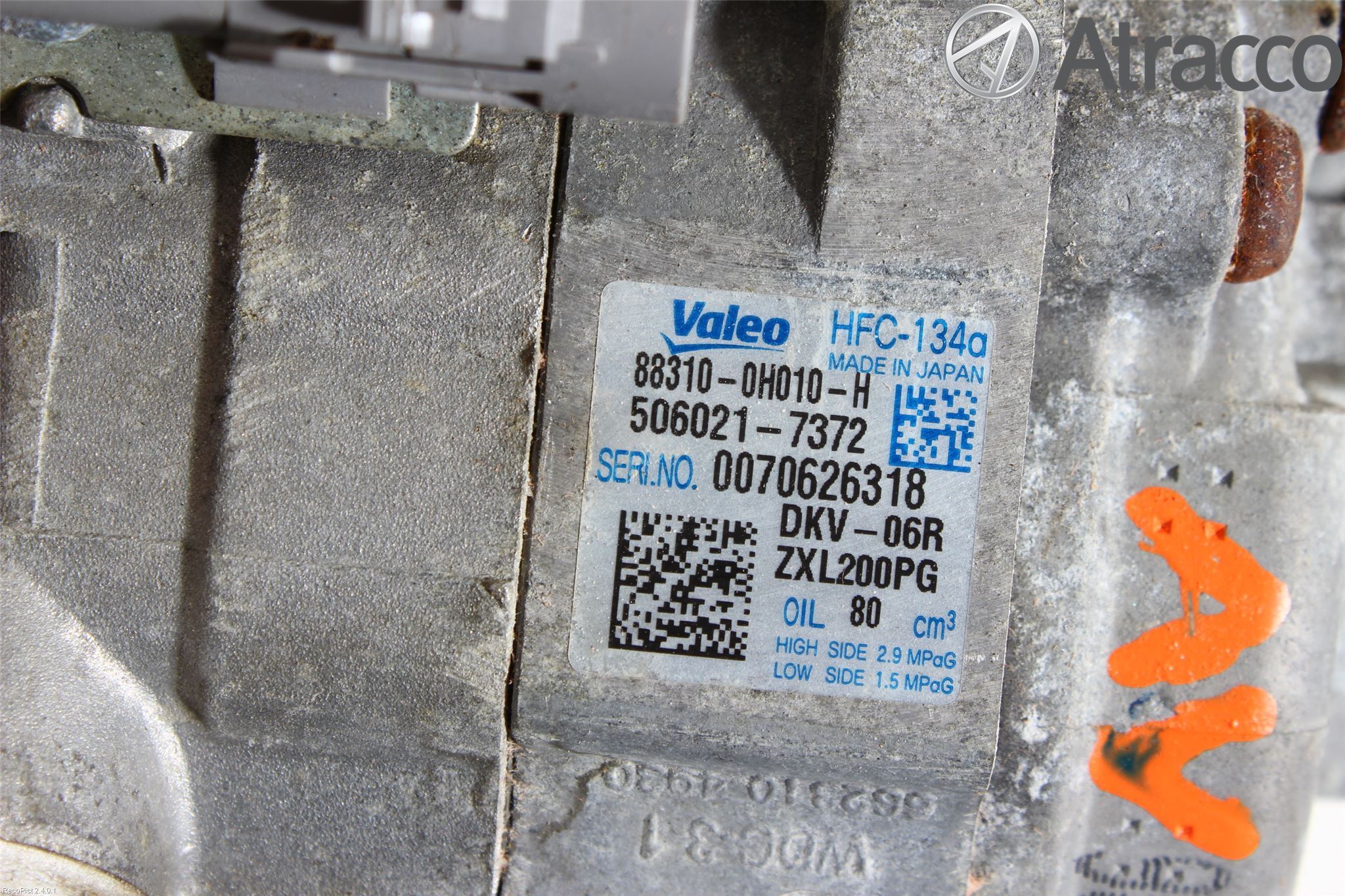 Toyota AYGO 06-14 Varme Ac Kompressor