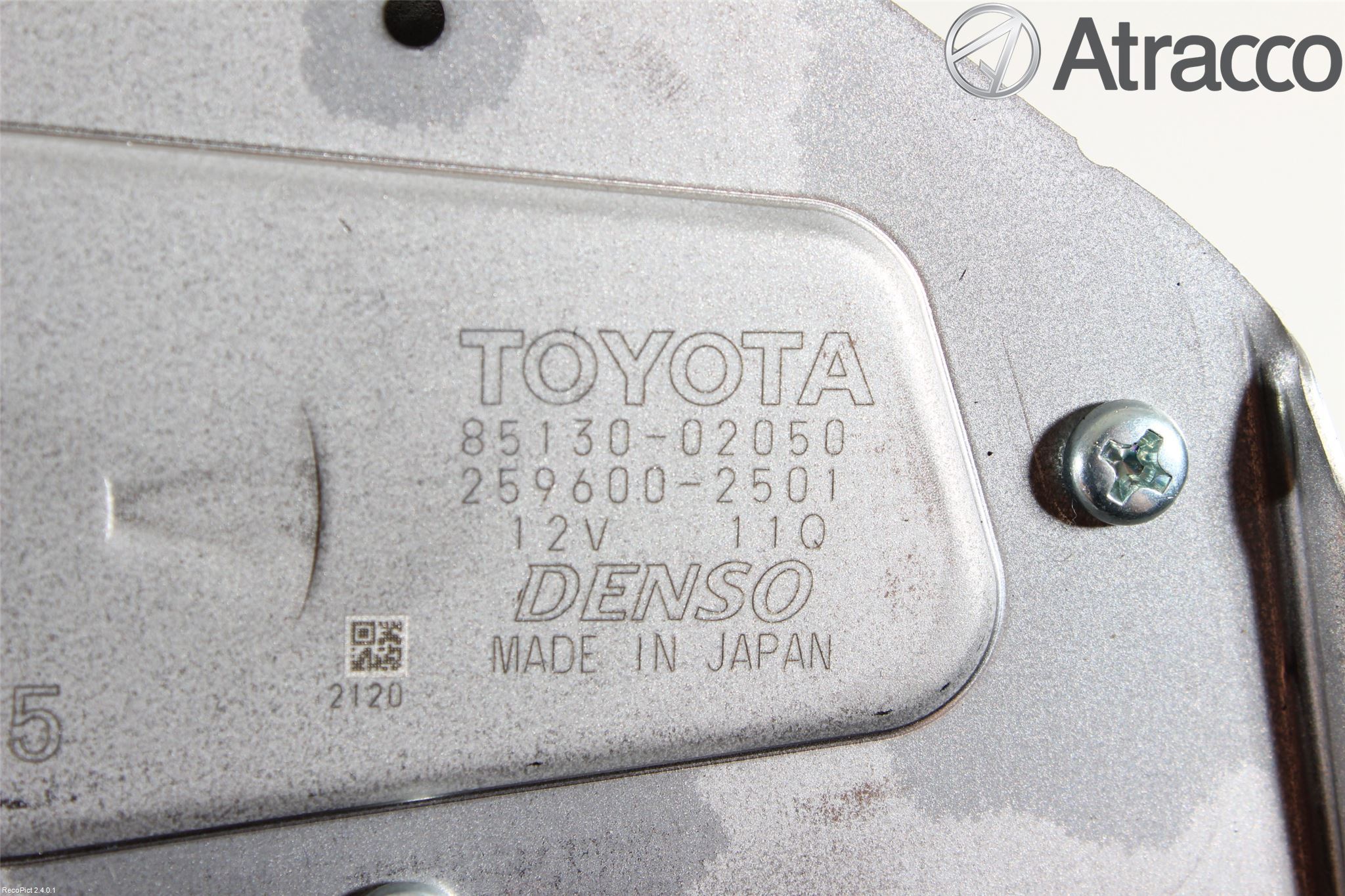 Toyota AURIS 13-19 Viskermotor Bakluke