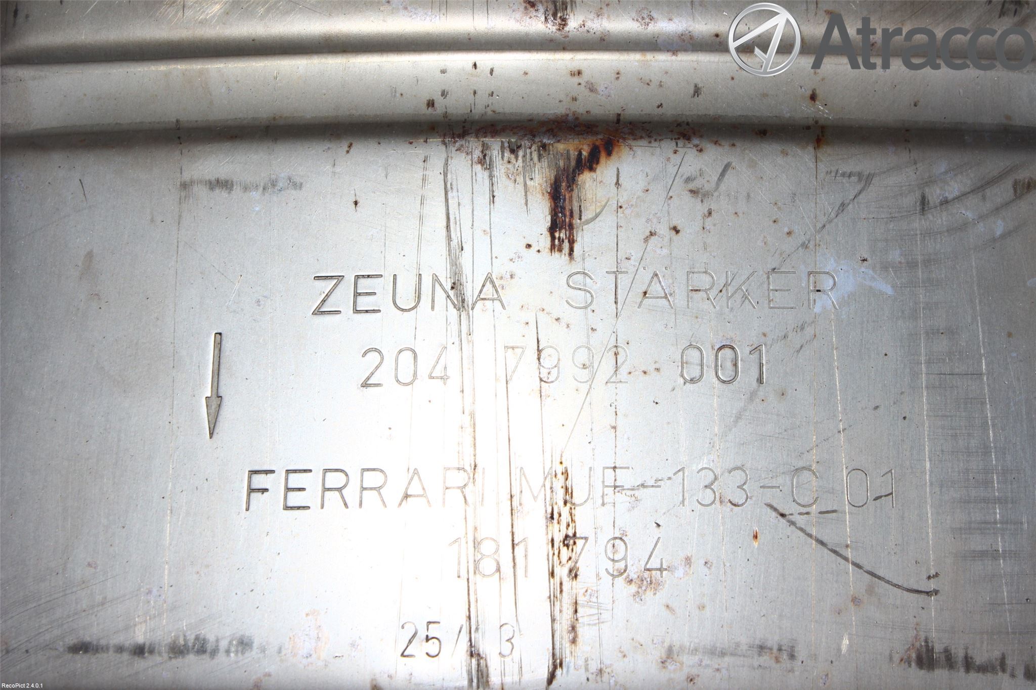 Ferrari ÖVRIGT Eksos Midtre Potte