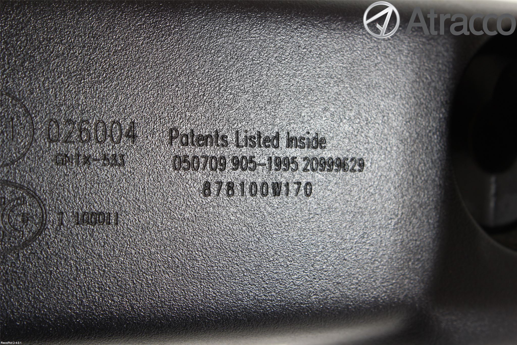 Lexus RX AL10 09-15 Speil Innvendig