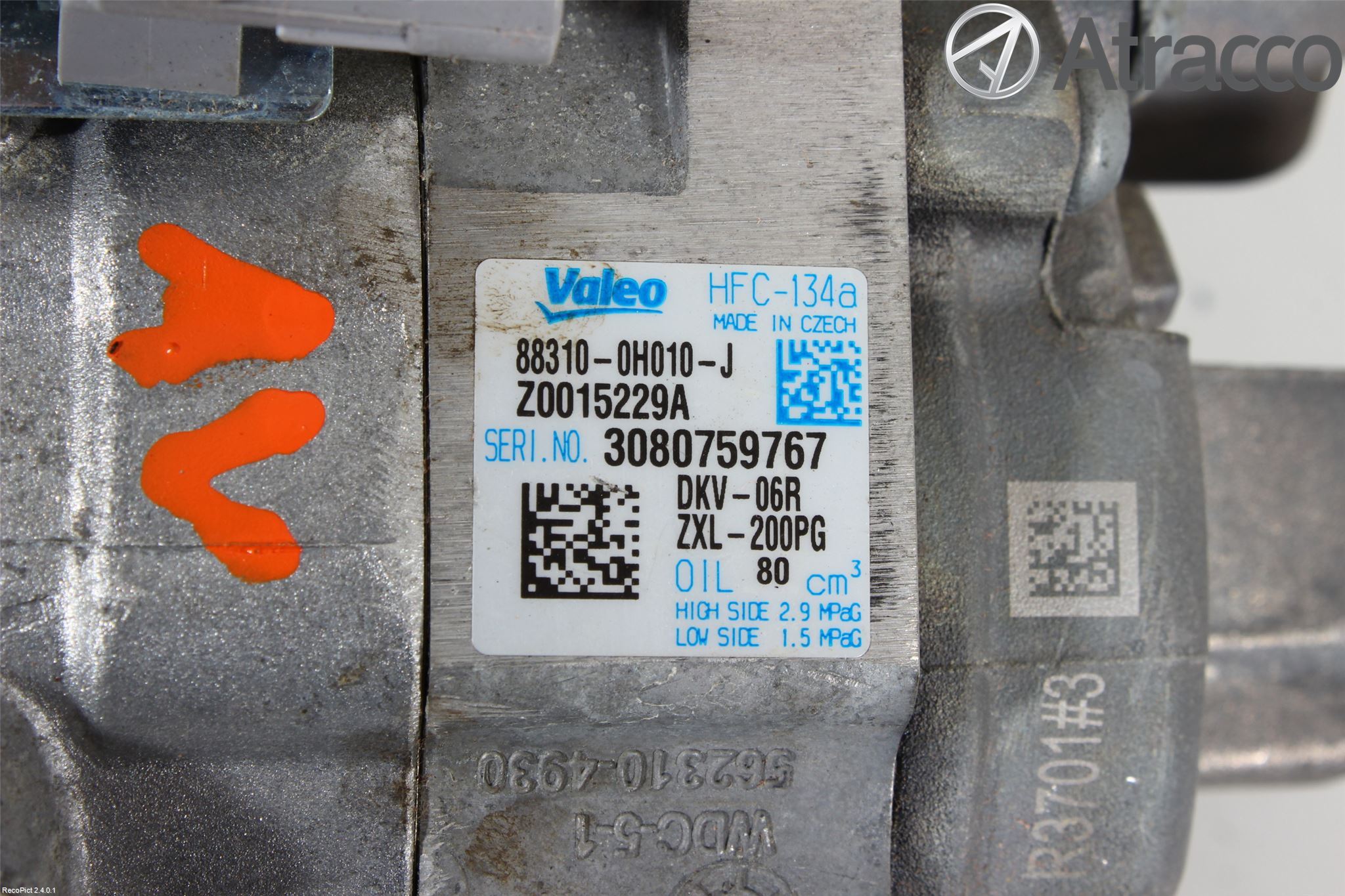 Toyota AYGO 06-14 Varme Ac Kompressor