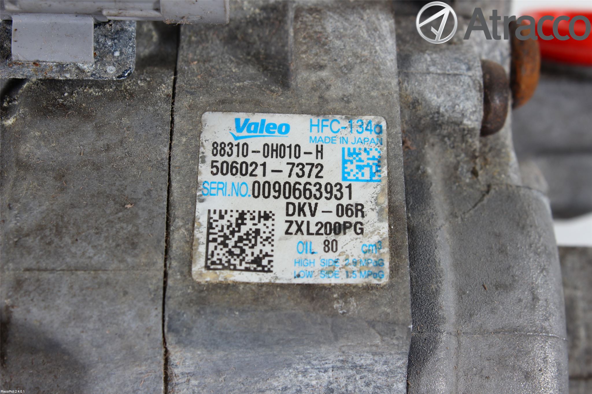 Toyota AYGO 06-14 Varme Ac Kompressor