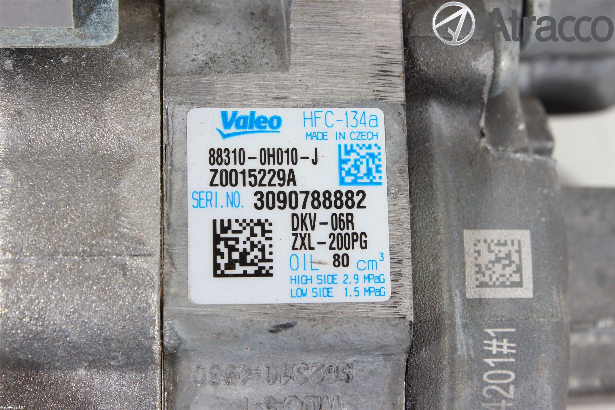 Toyota AYGO 06-14 Varme Ac Kompressor