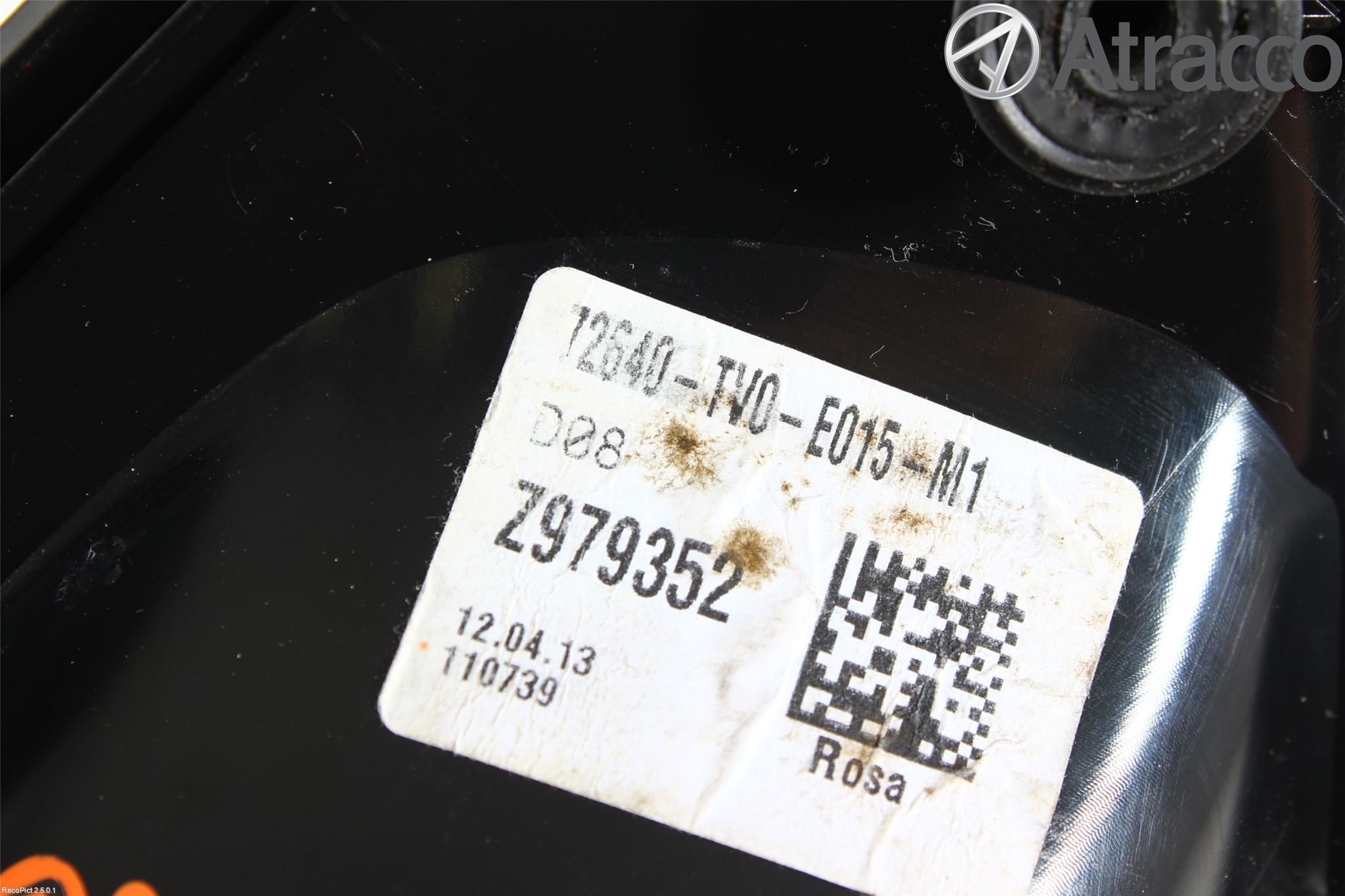 Honda CIVIC 12-16 Dørhandtak Ytre Høyre