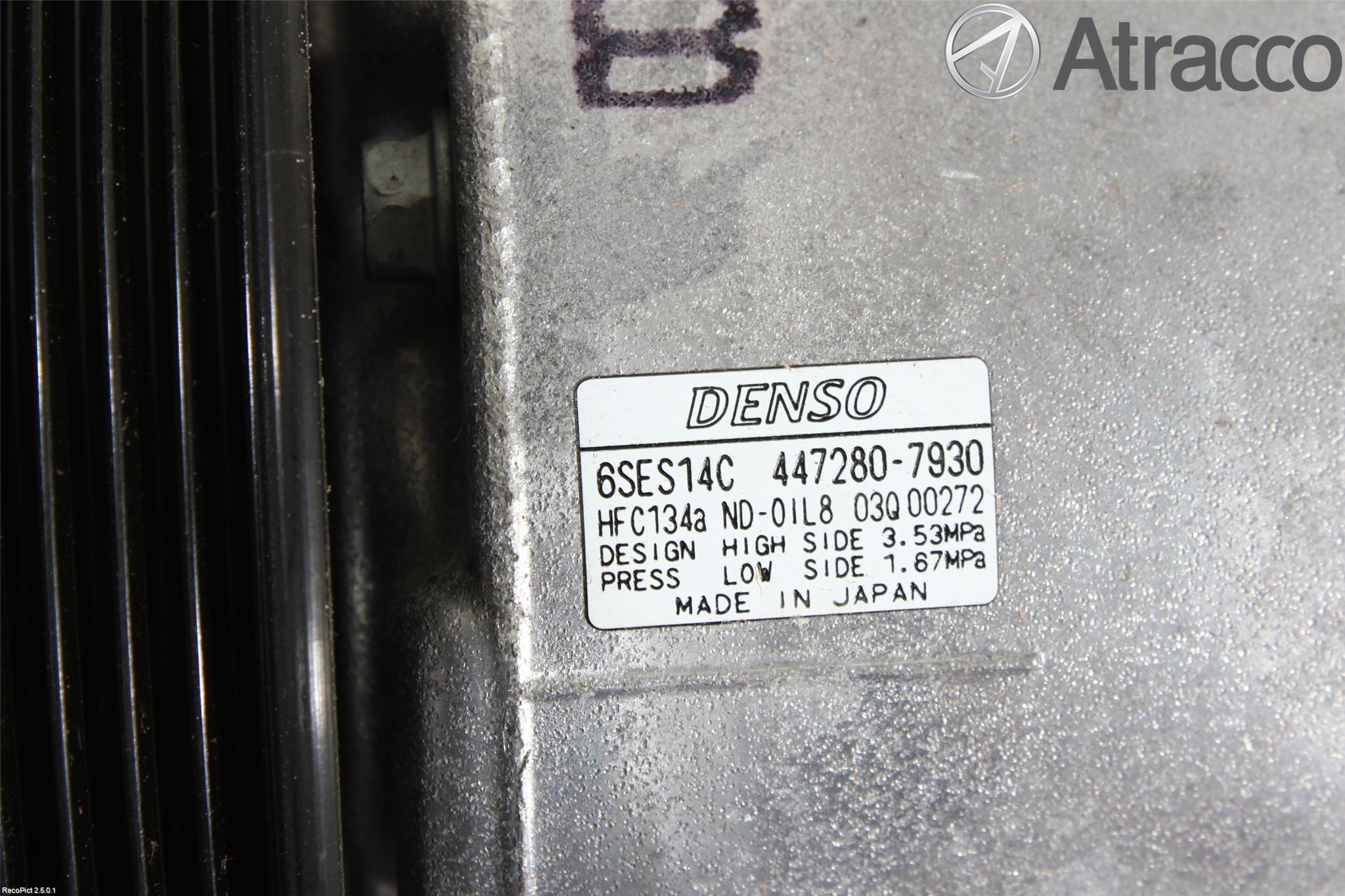 Toyota RAV4 13-18 Varme Ac Kompressor
