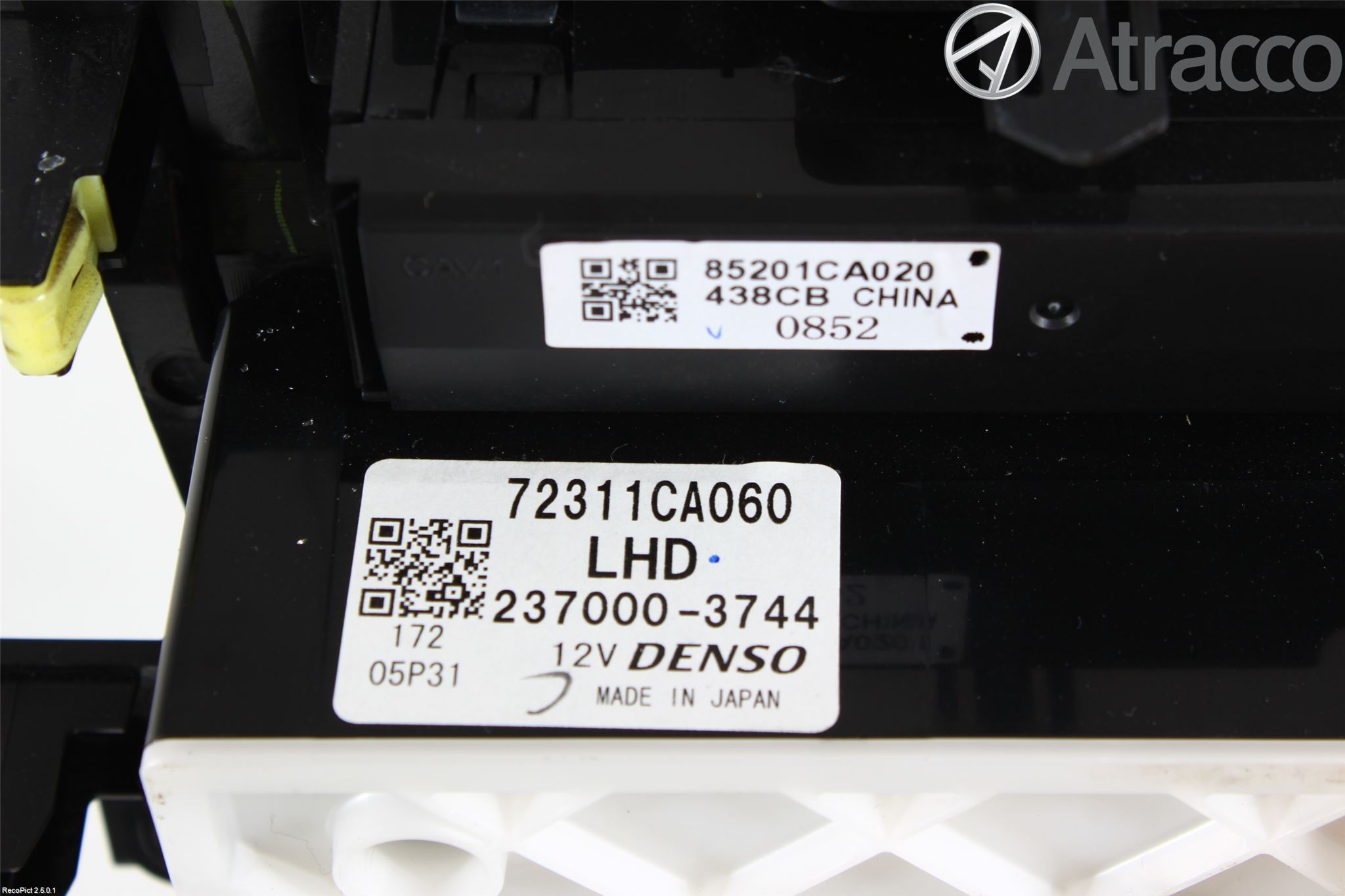 Toyota GT86 12- Varme Ac Betjening-Display