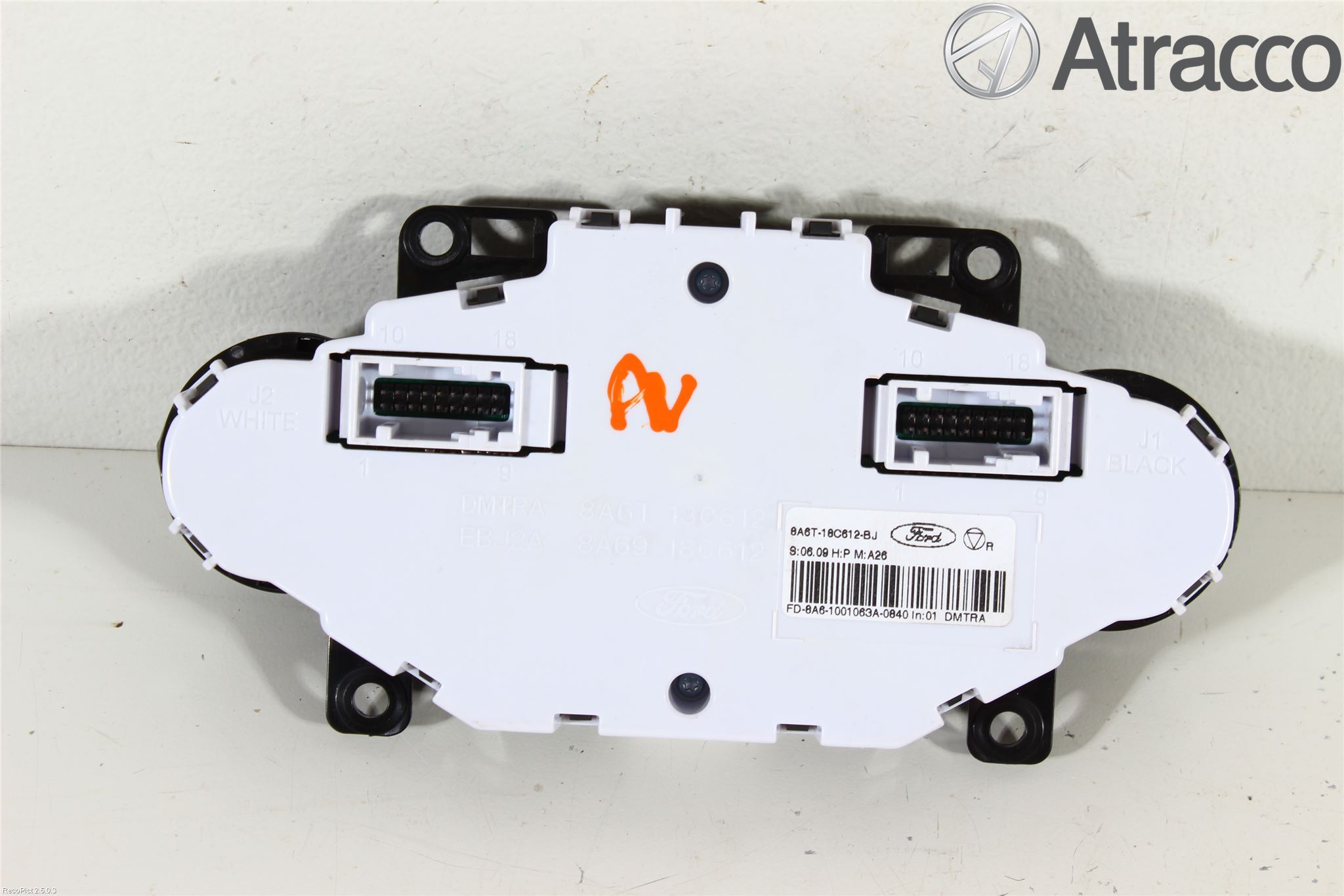 Ford FIESTA 09-12 Varme Ac Betjening-Display