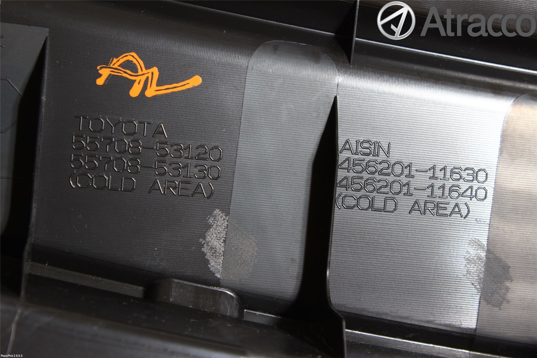 Lexus IS 250/350 14-20 Visker Deksel-Grill-Under Frr