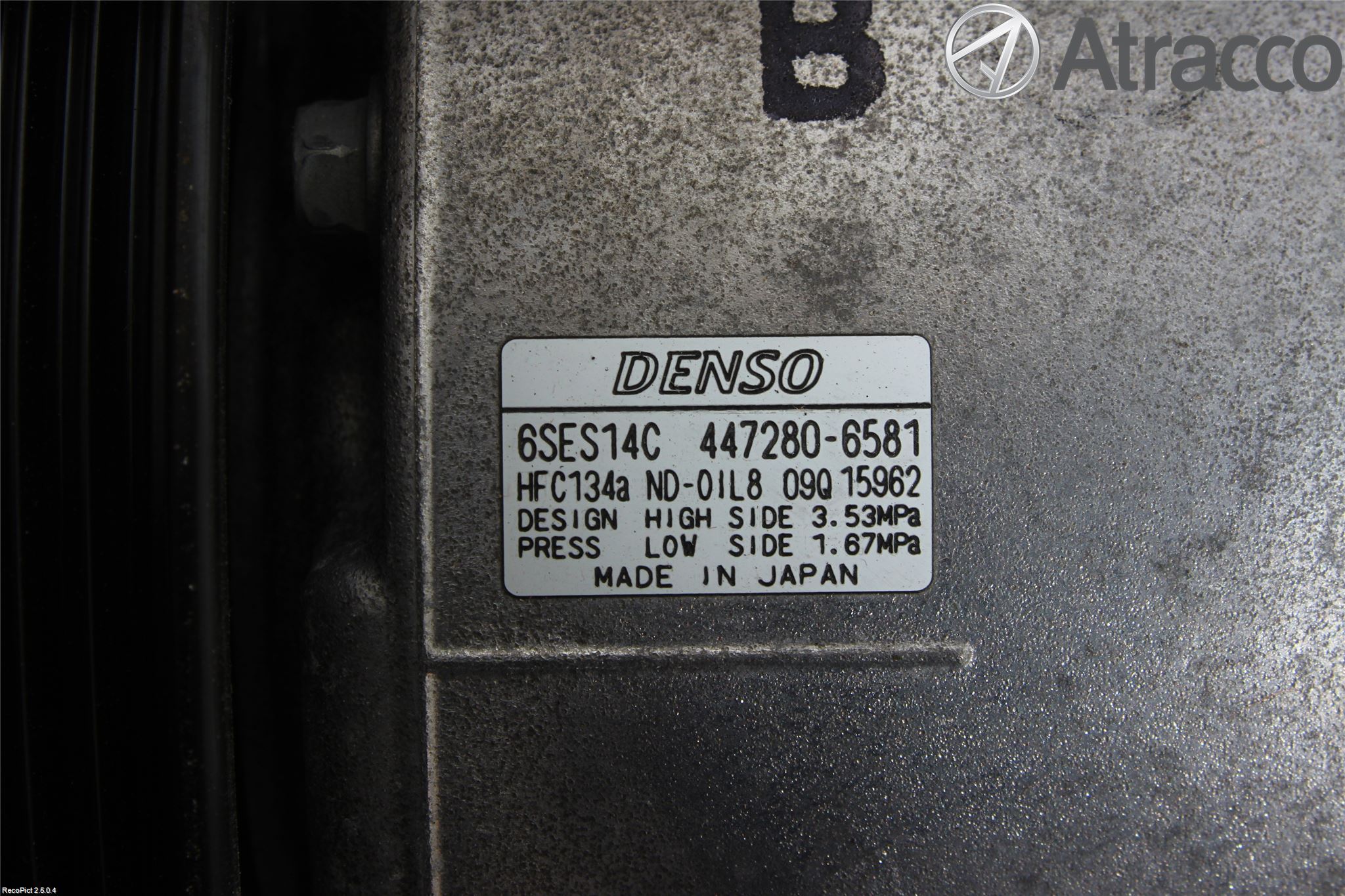 Toyota AURIS 13-19 Varme Ac Kompressor