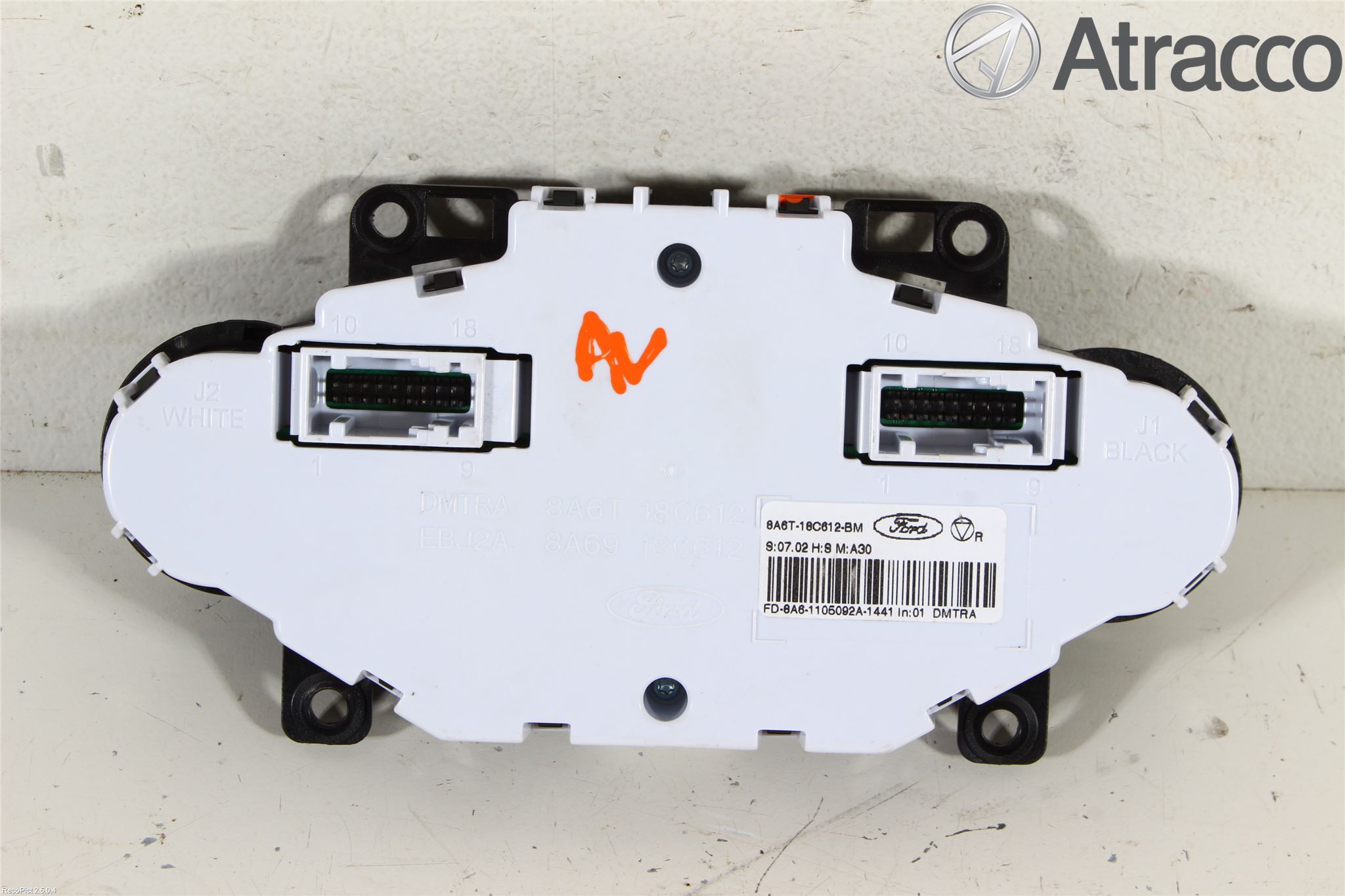 Ford FIESTA 09-12 Varme Ac Betjening-Display
