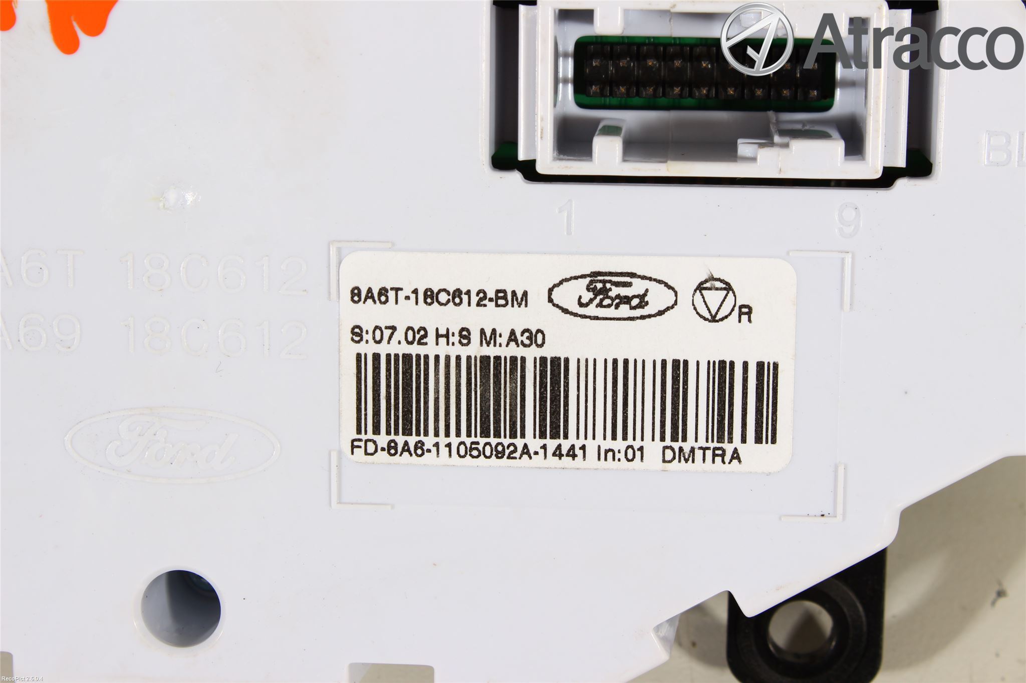 Ford FIESTA 09-12 Varme Ac Betjening-Display