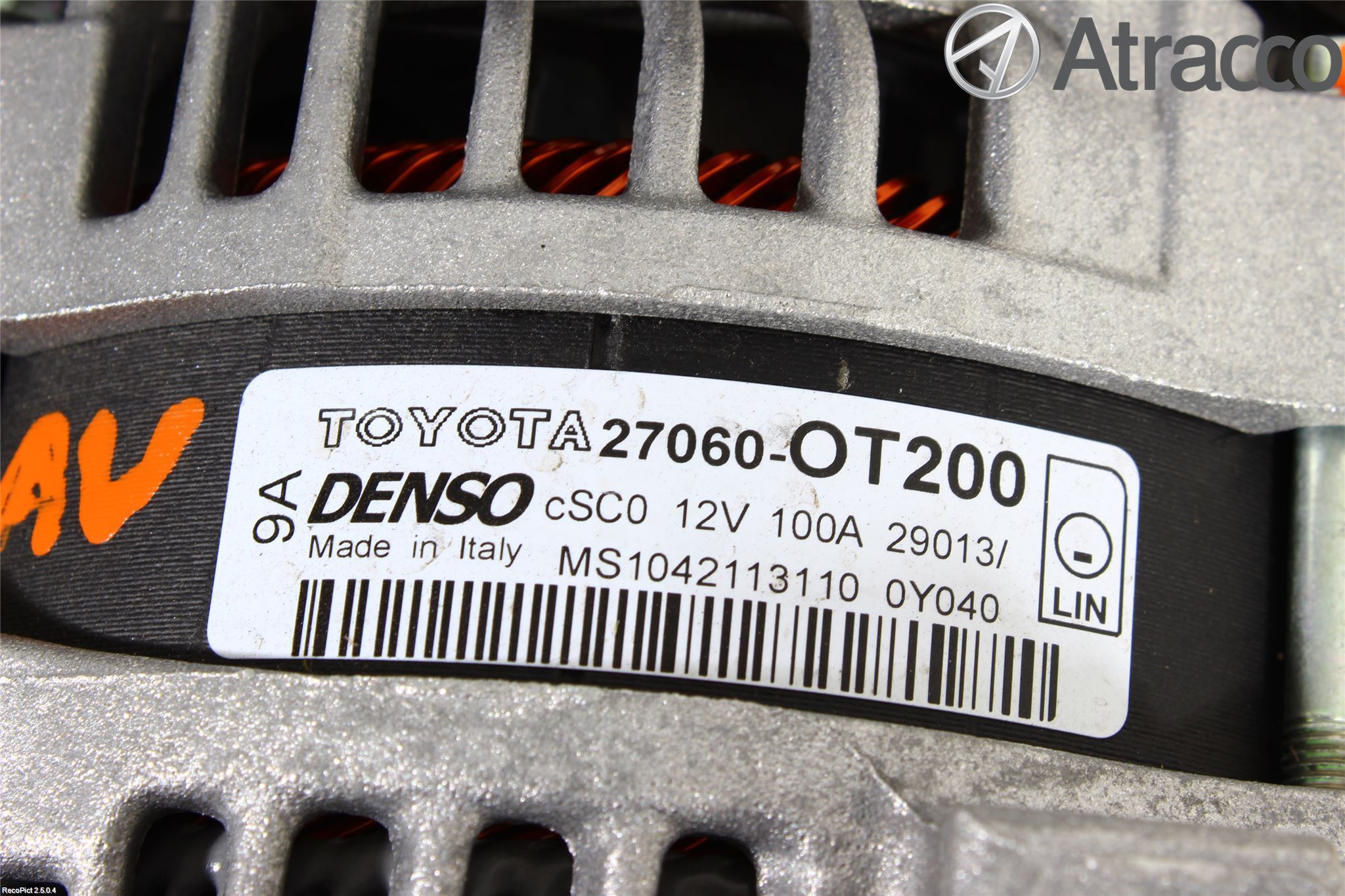 Toyota AURIS 13-19 Dynamo