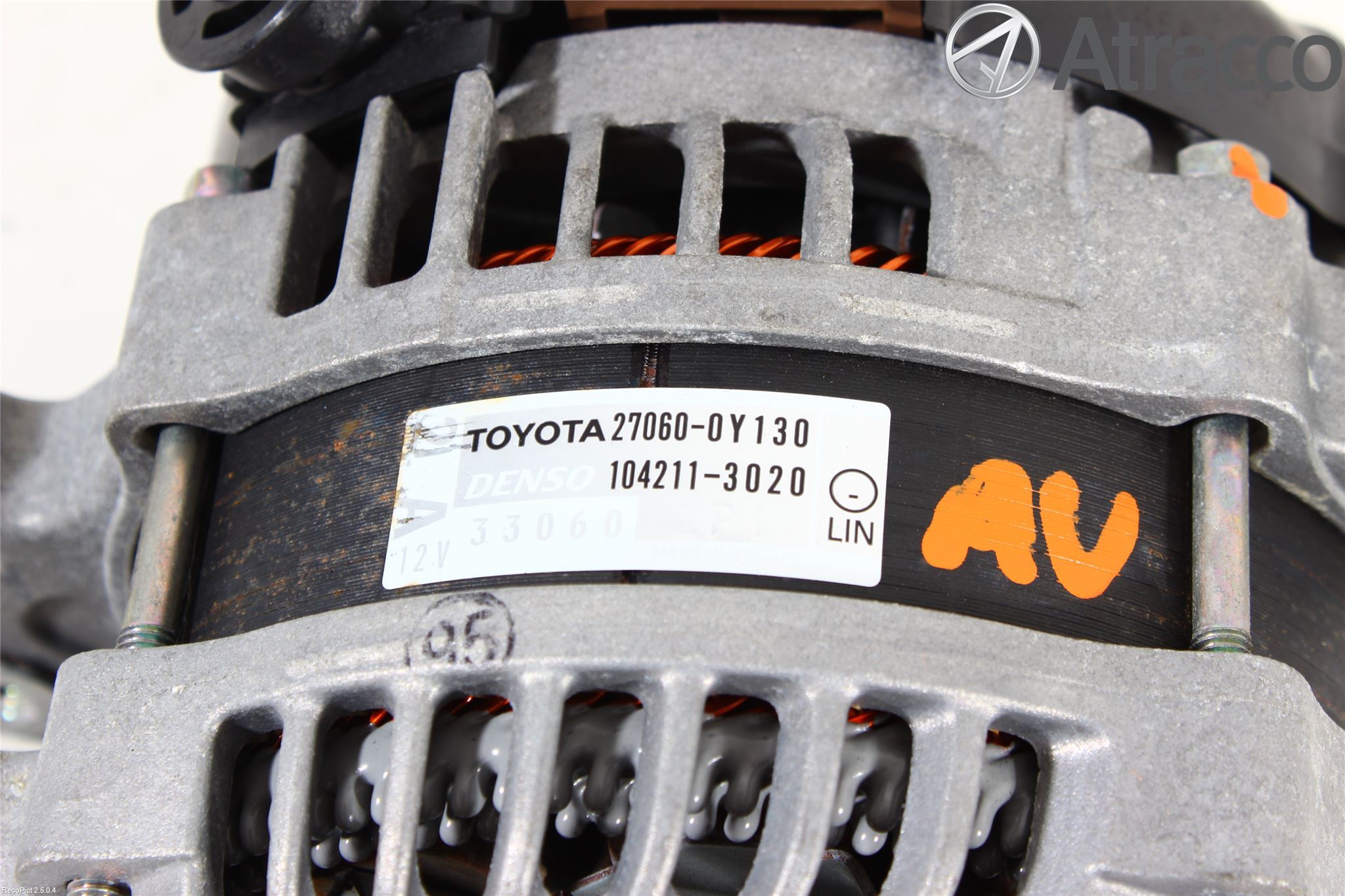 Toyota YARIS XP130 12-14 Dynamo