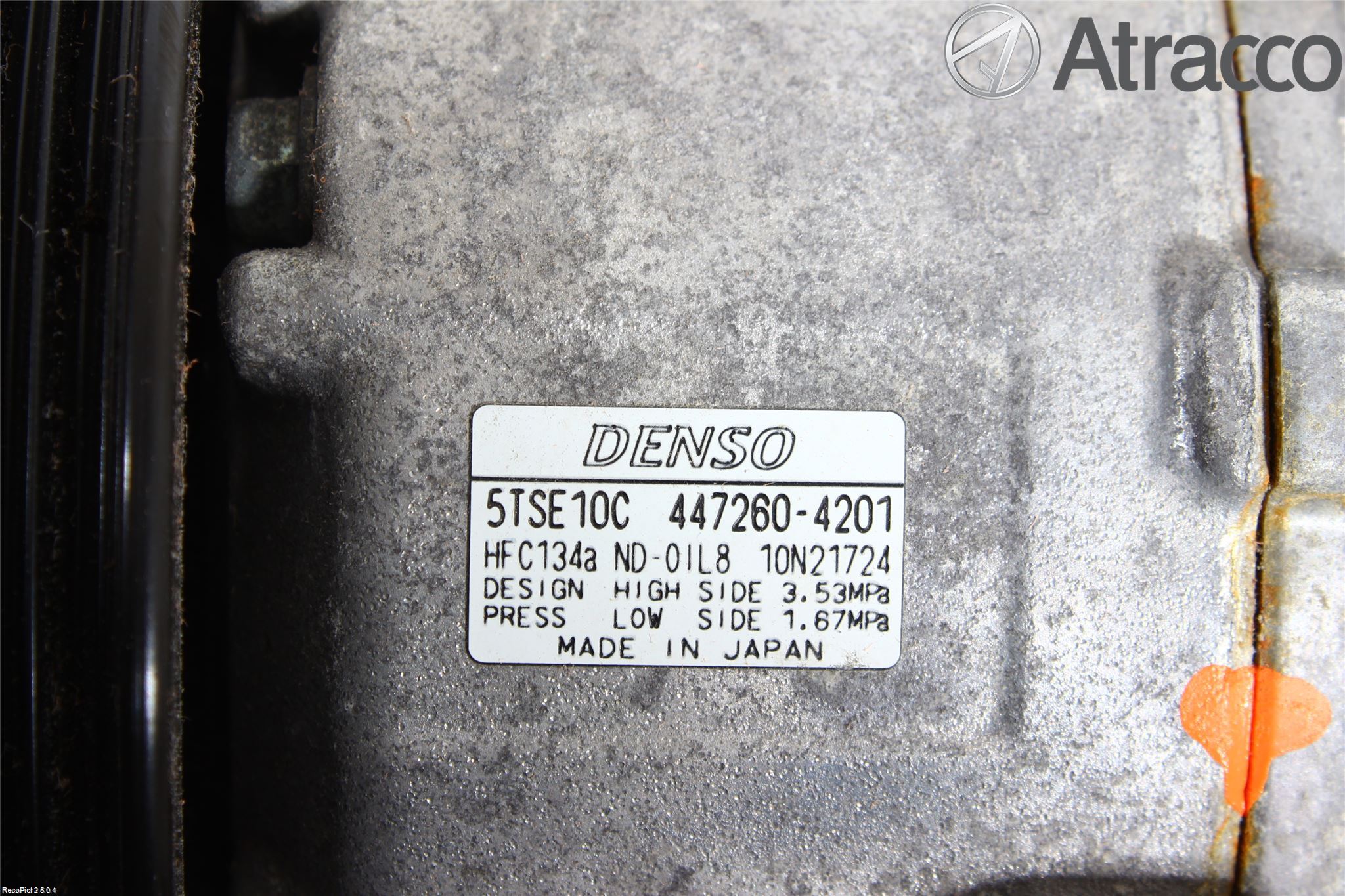 Toyota VERSO-S 11-16 Varme Ac Kompressor