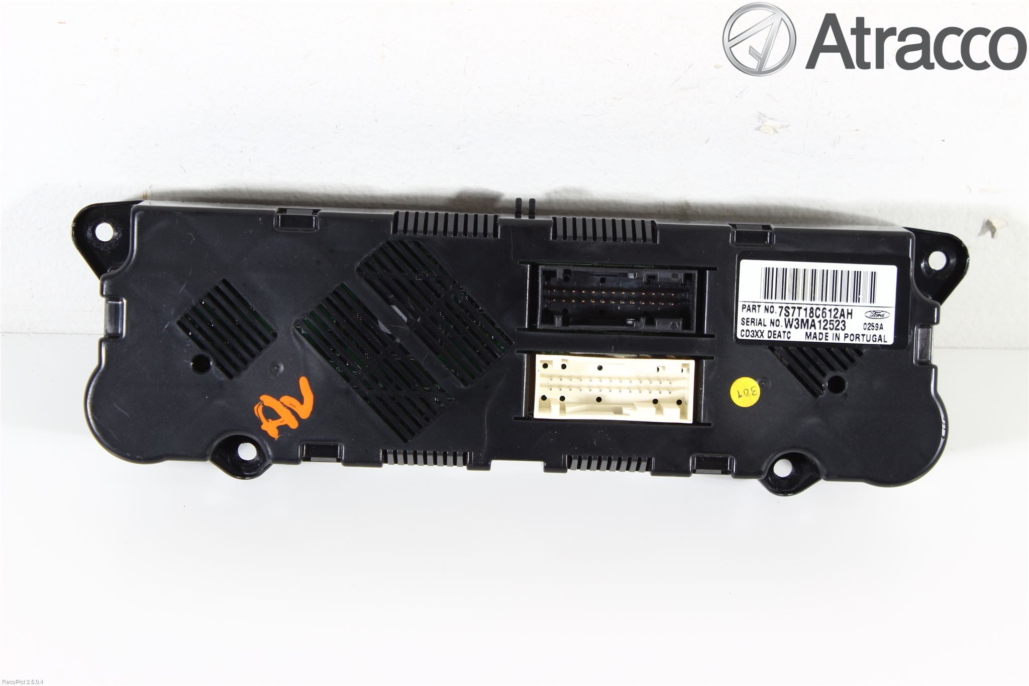 Ford S-MAX 06-15 Varme Ac Betjening-Display