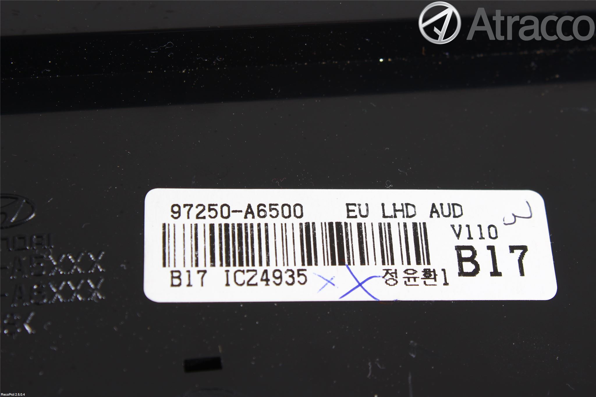 Hyundai i30 GD 13-17 Varme Ac Betjening-Display