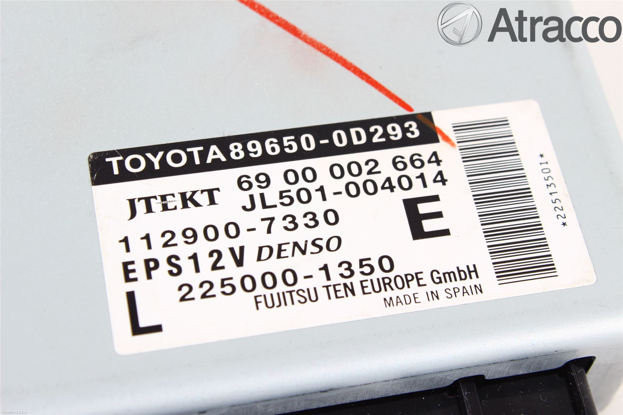 Toyota YARIS XP130 12-14 Styreenhet Styreservo