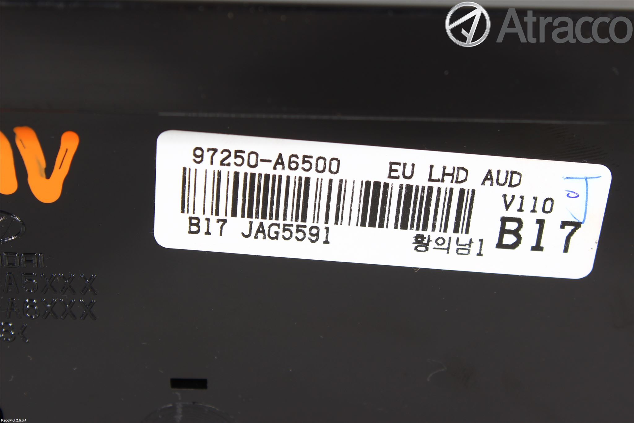 Hyundai i30 GD 13-17 Varme Ac Betjening-Display