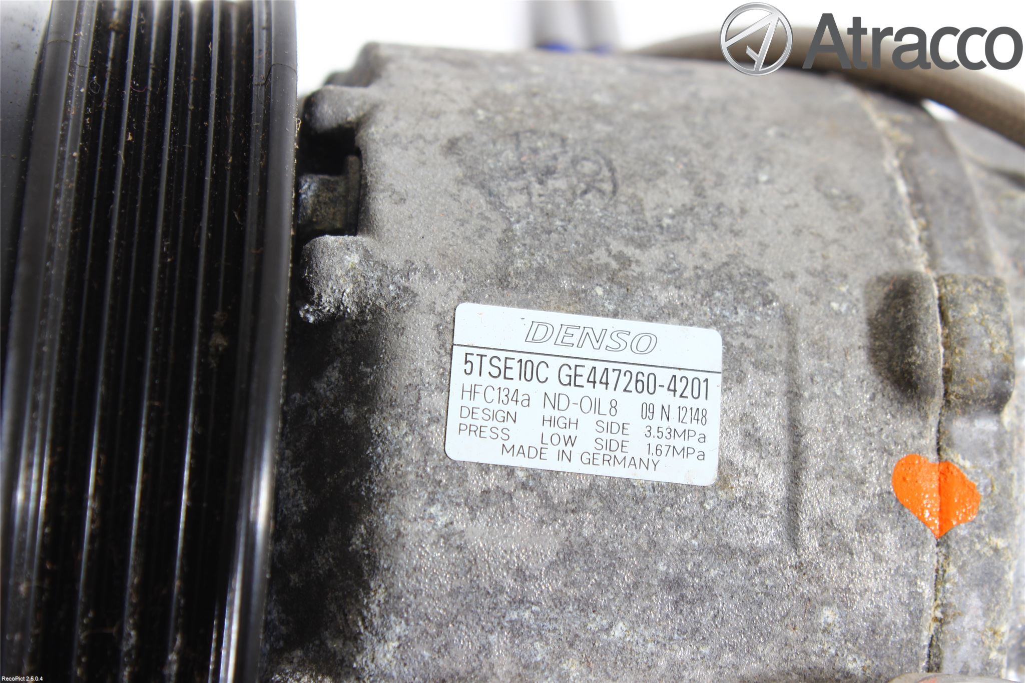 Toyota YARIS XP130 12-14 Varme Ac Kompressor