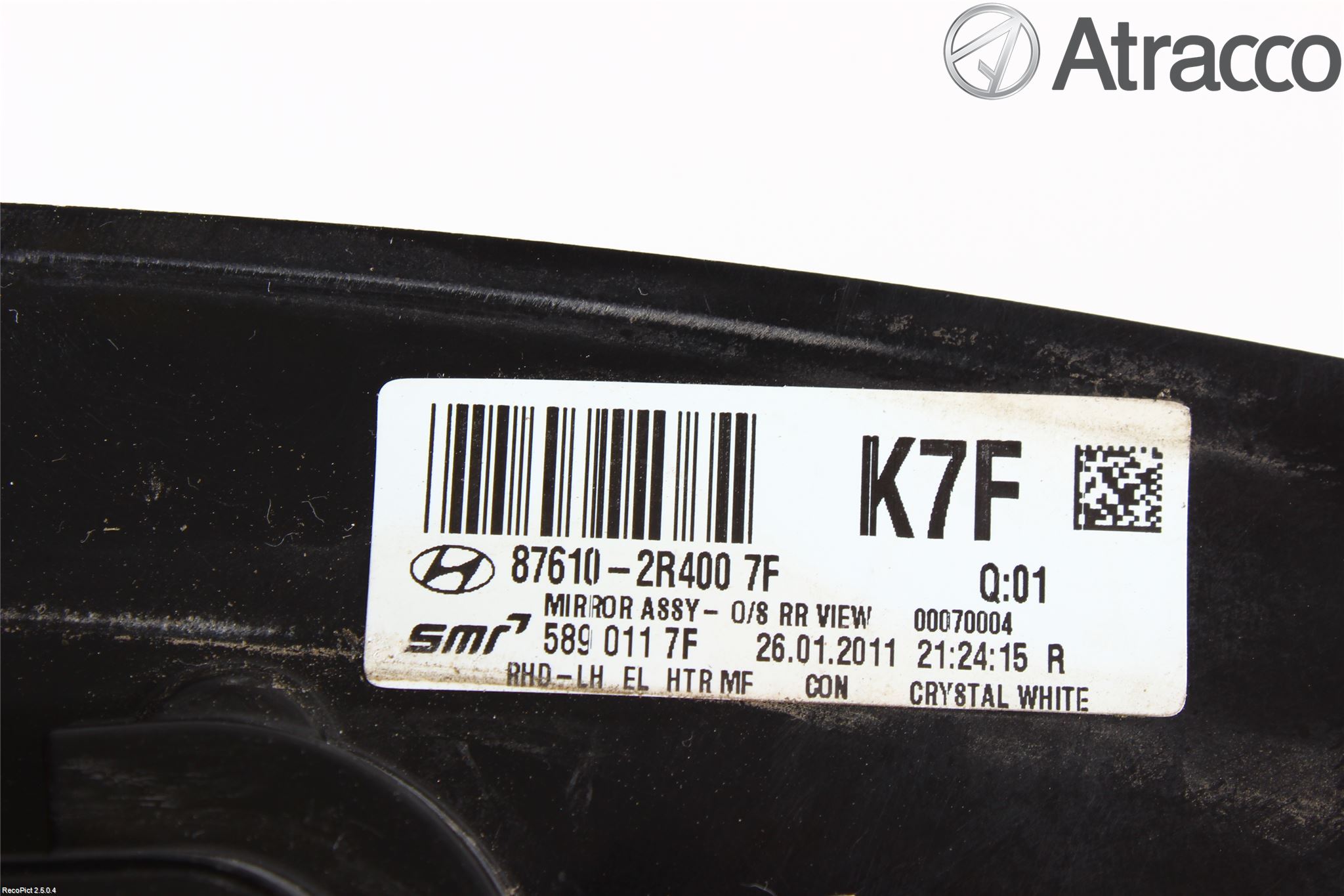 Hyundai i30 FD 07-12 Speil V M-El Justering