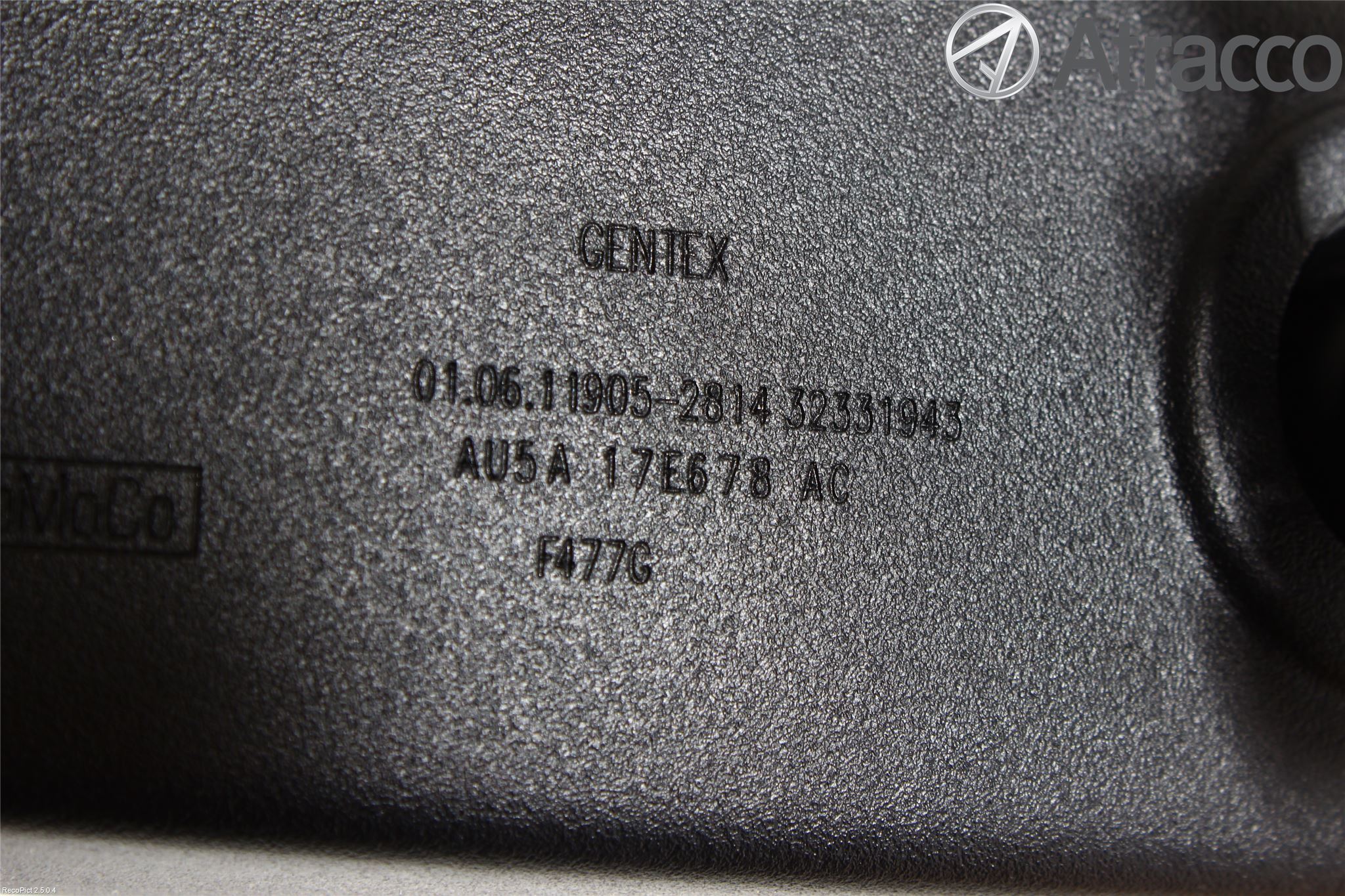 Ford MONDEO 07-15 Speil Innvendig