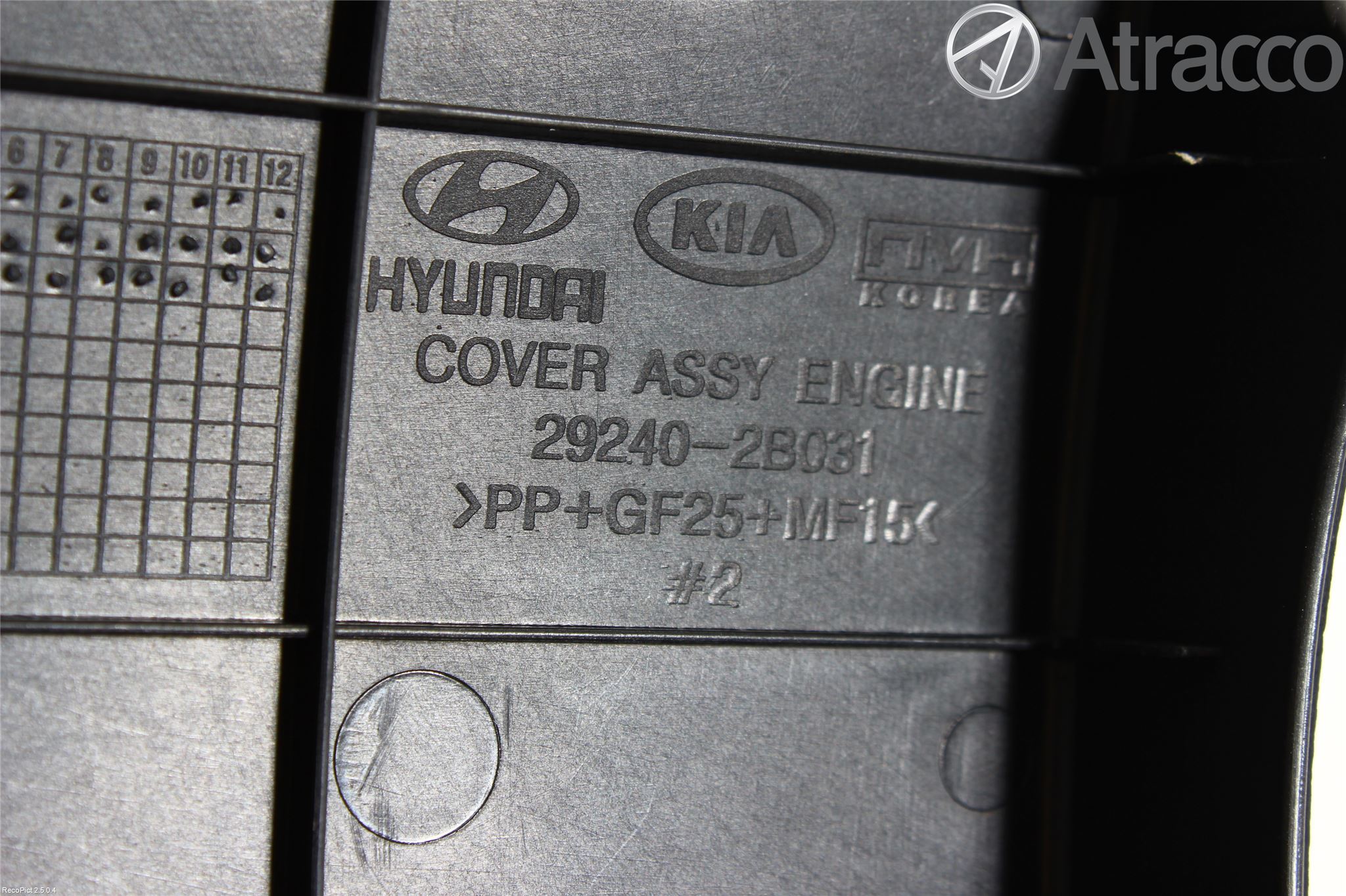 Hyundai i30 FD 07-12 Motor Deksel Over Motor
