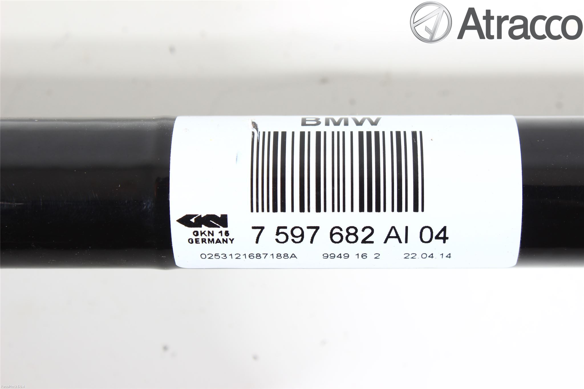 BMW 3 F30/F31/F80 12-19 Drivaksel Bak Kompl Høyre