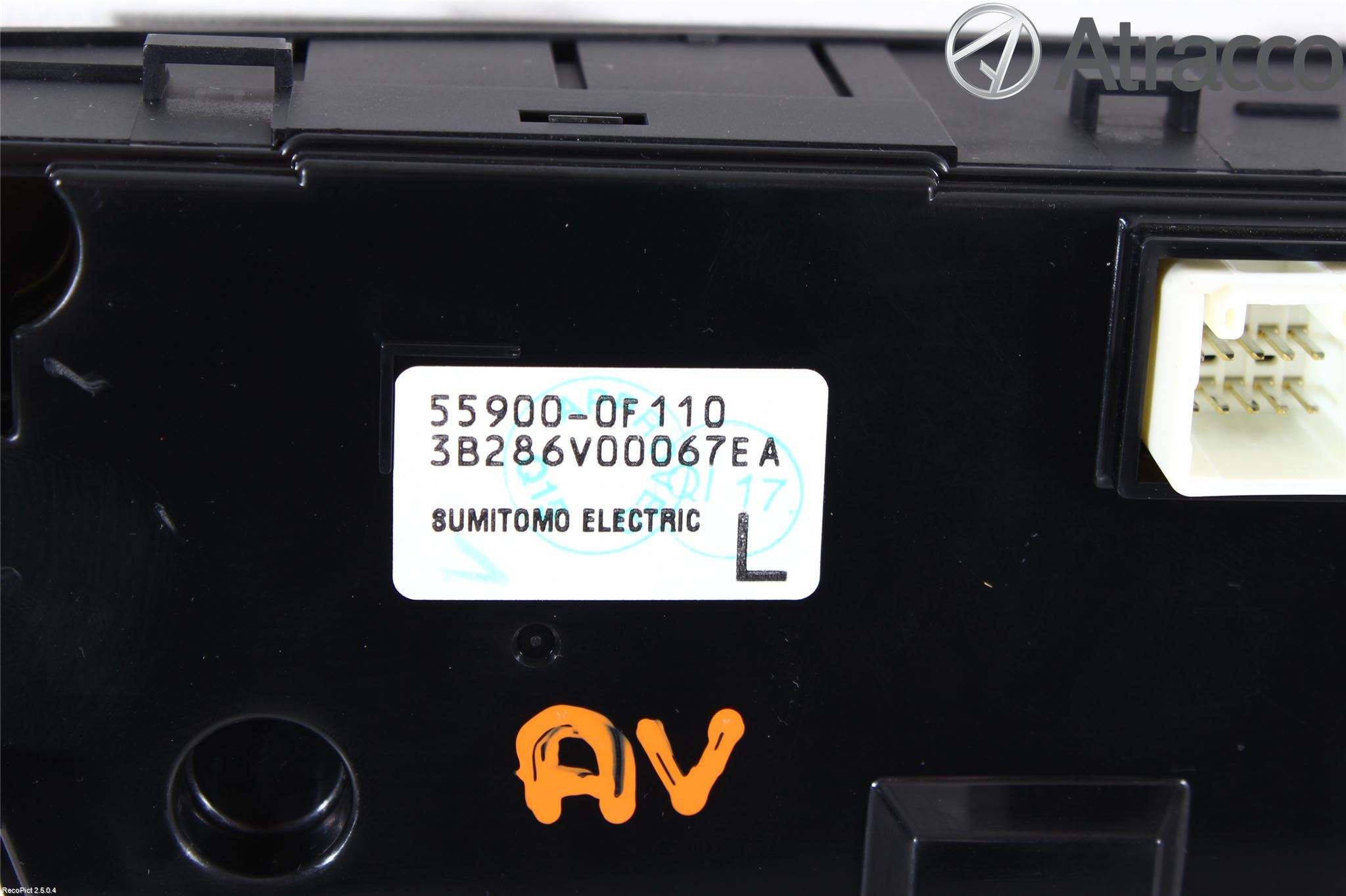 Toyota VERSO 09-18 Varme Ac Betjening-Display