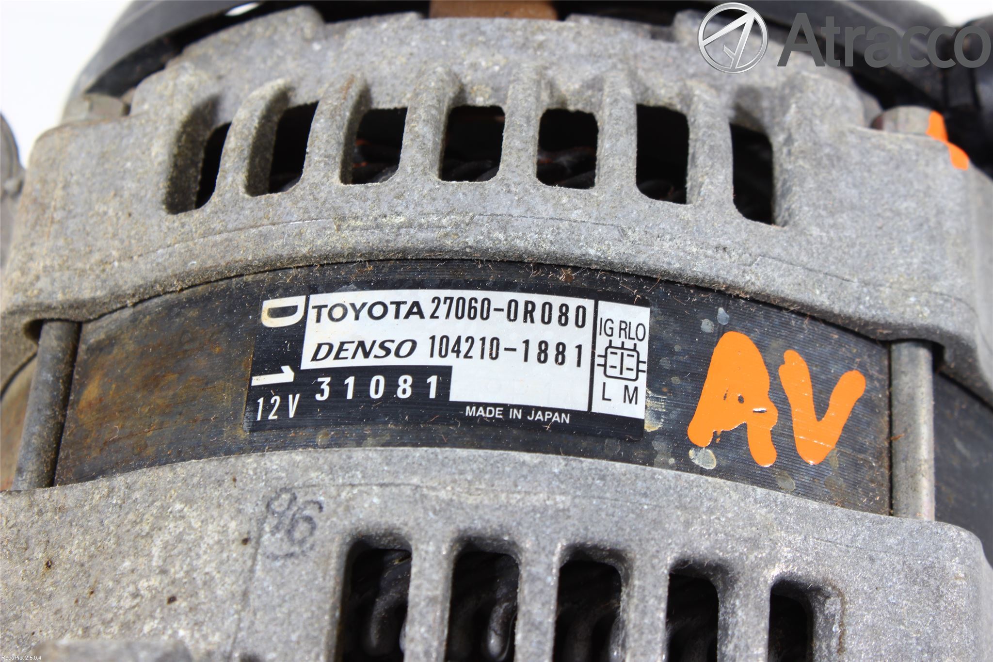 Toyota AVENSIS 09-15 Dynamo