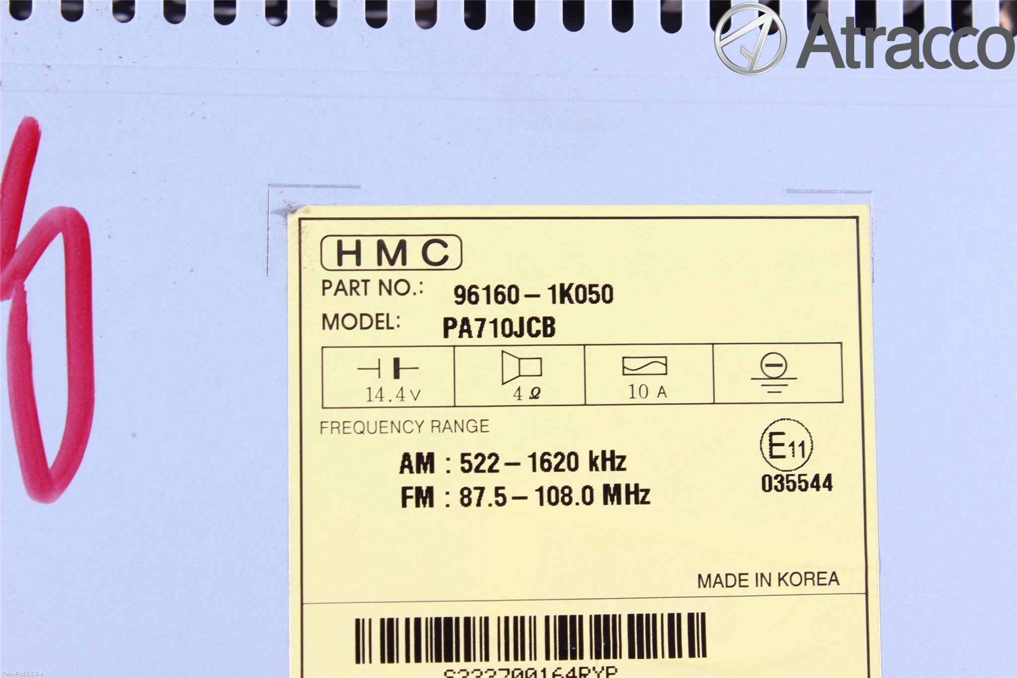 Hyundai ix20 Stereo Radio Med Cd