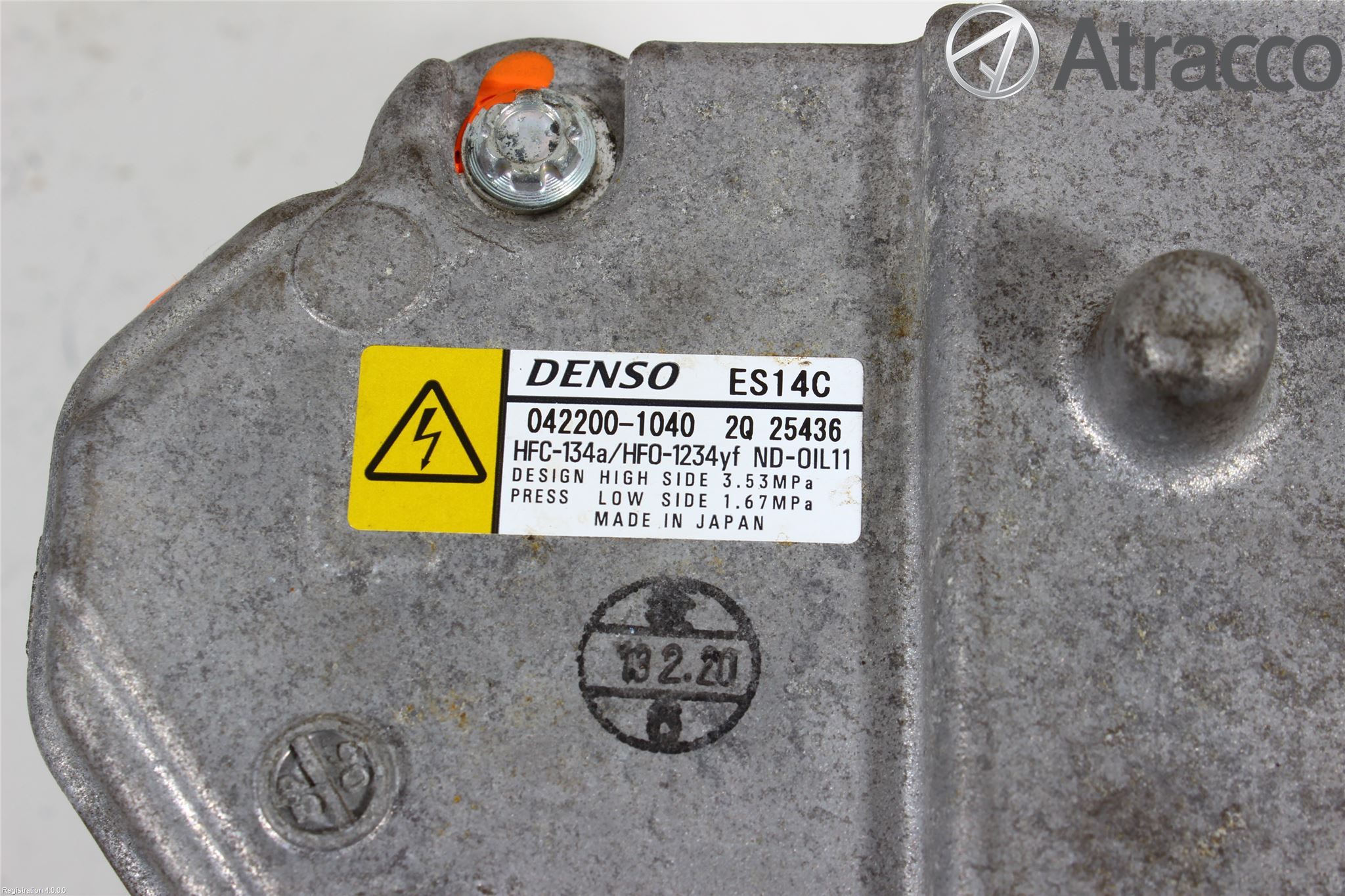 Toyota YARIS XP130 12-14 Varme Ac Kompressor