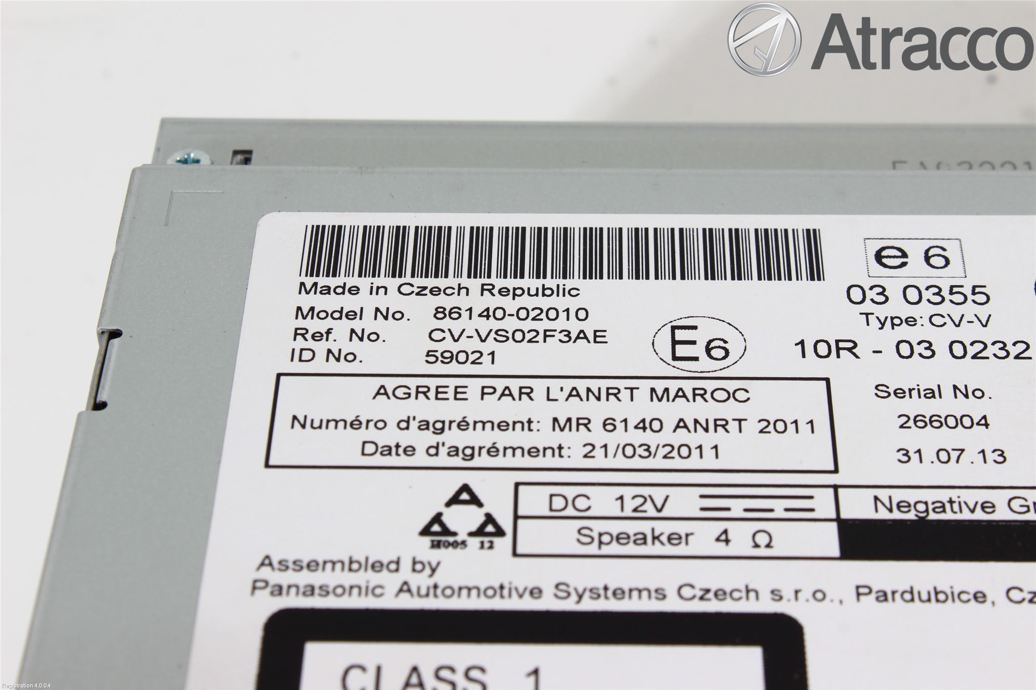 Toyota AURIS 13-19 Stereo Radio Med Cd