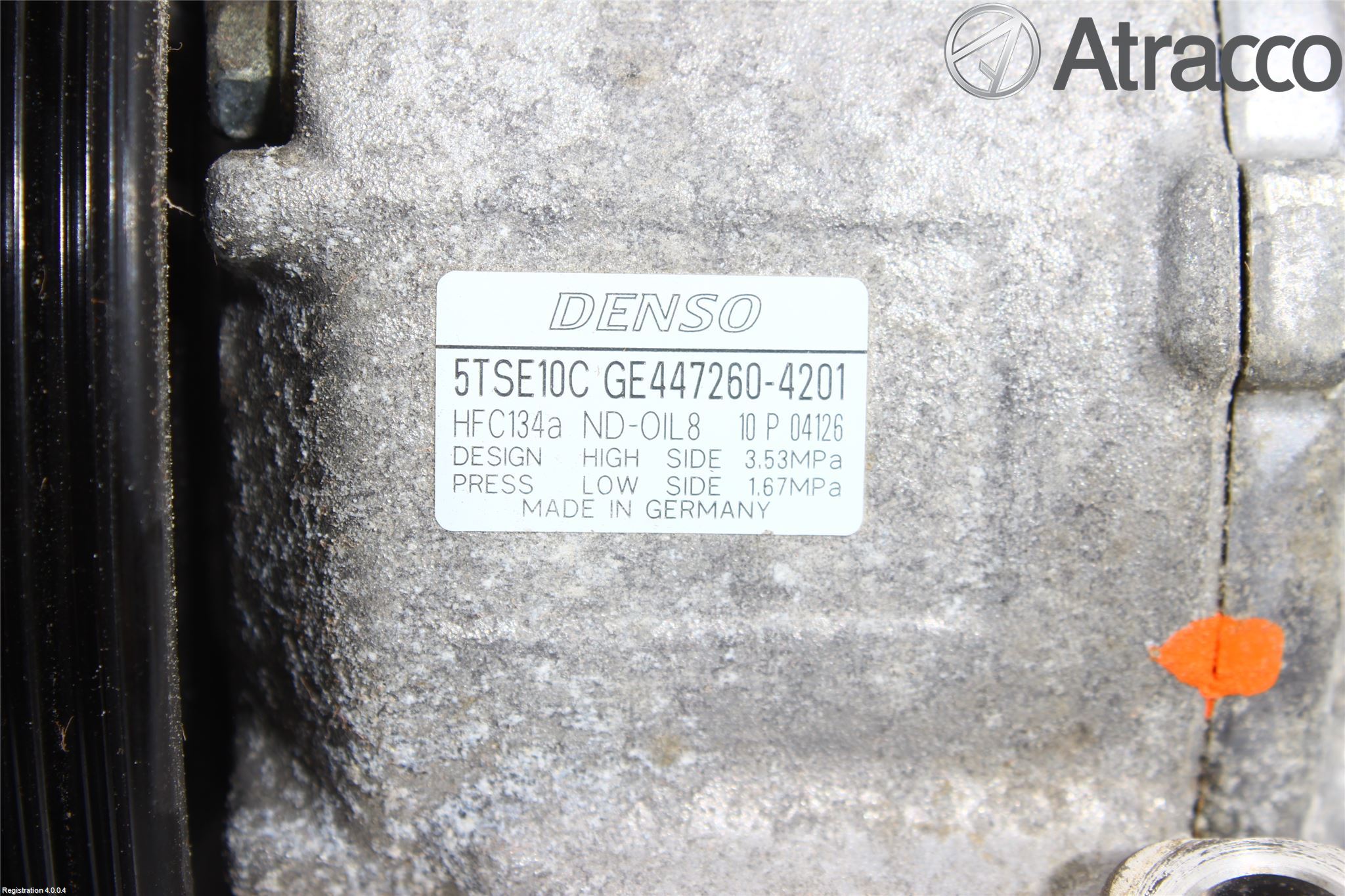 Toyota YARIS XP130 12-14 Varme Ac Kompressor