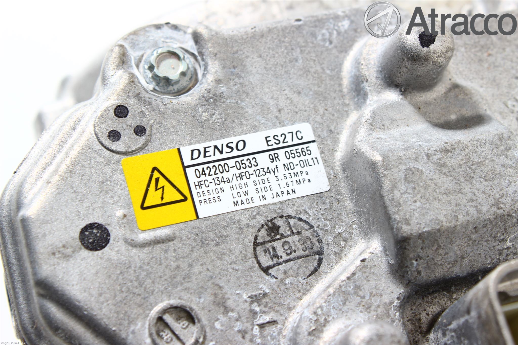 Lexus NX 300h 15-21 Varme Ac Kompressor