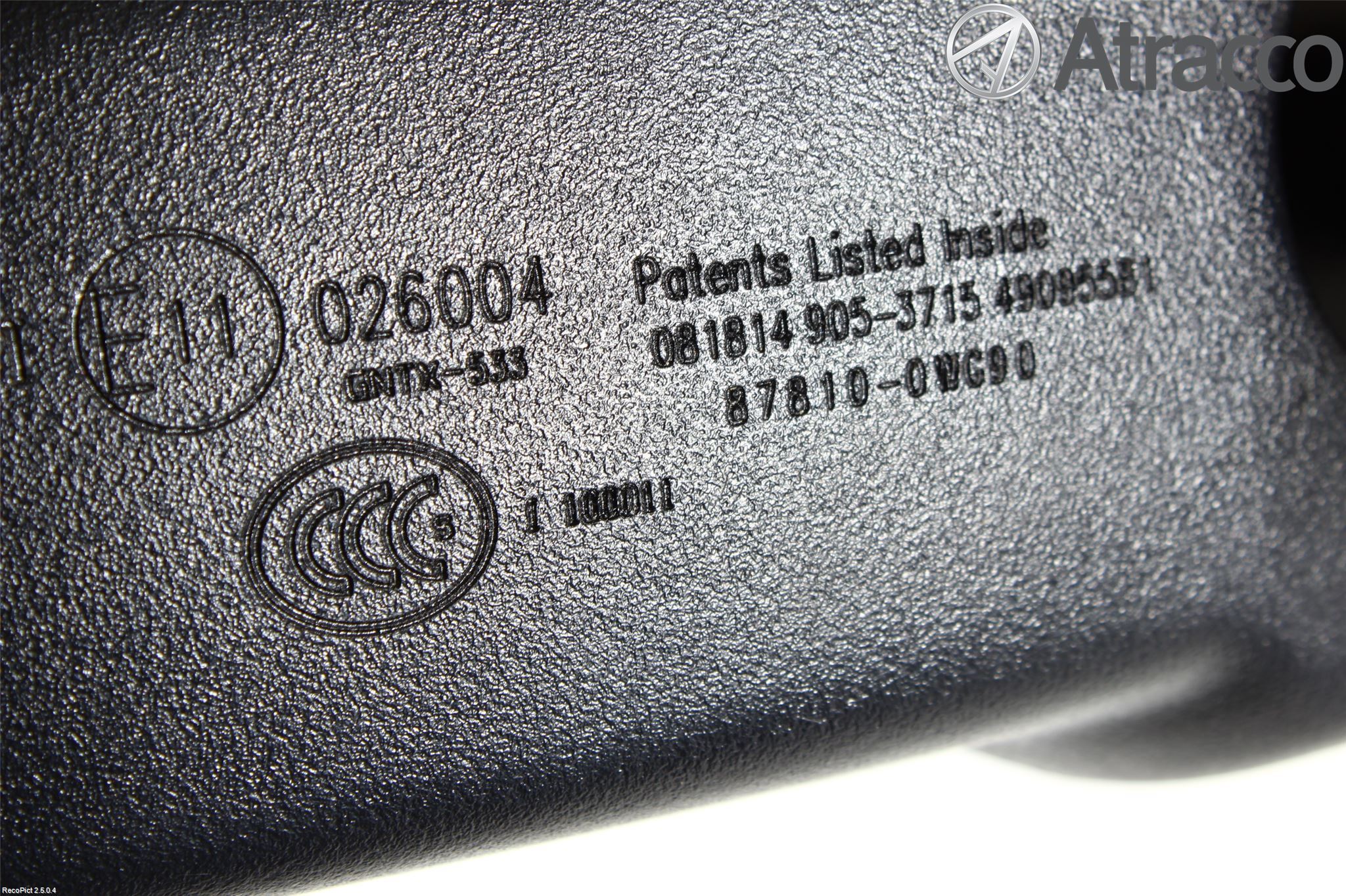 Lexus NX 300h 15-21 Speil Innvendig
