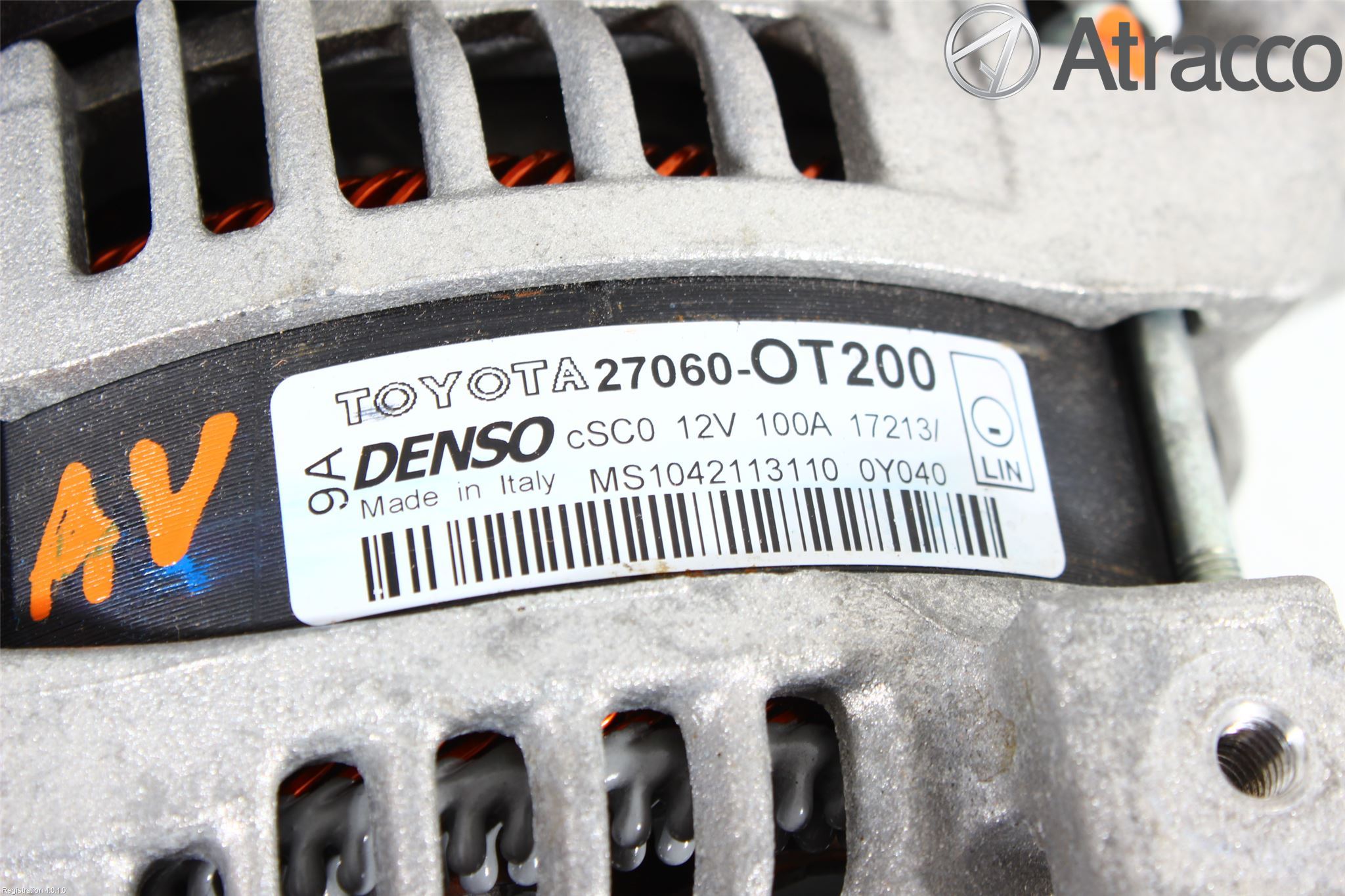 Toyota AURIS 13-19 Dynamo