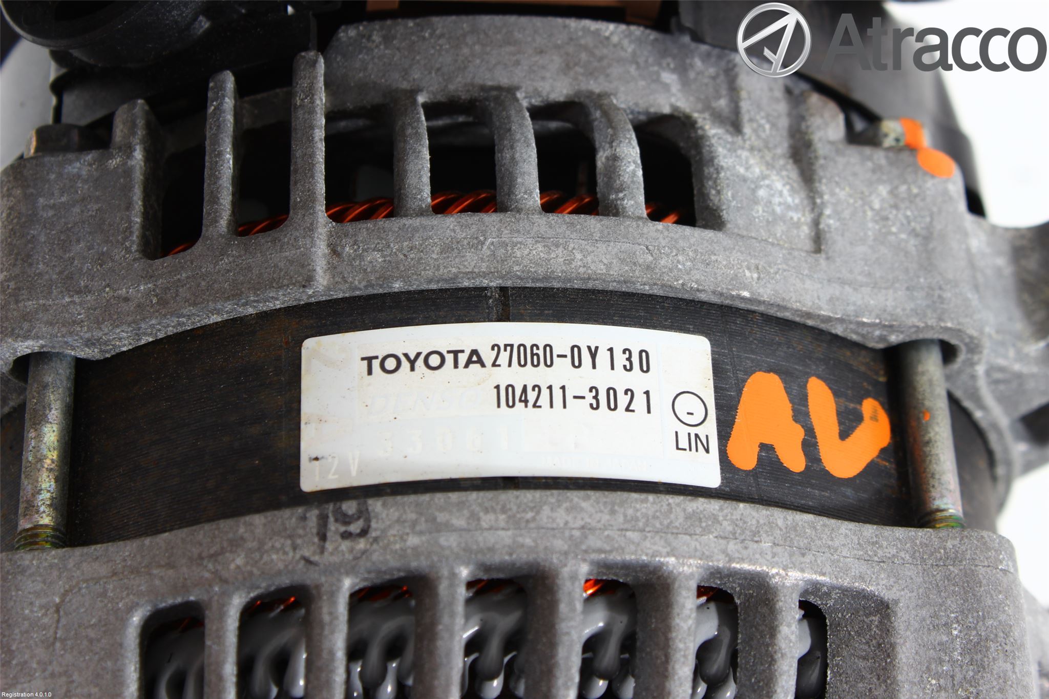 Toyota YARIS XP130 12-14 Dynamo