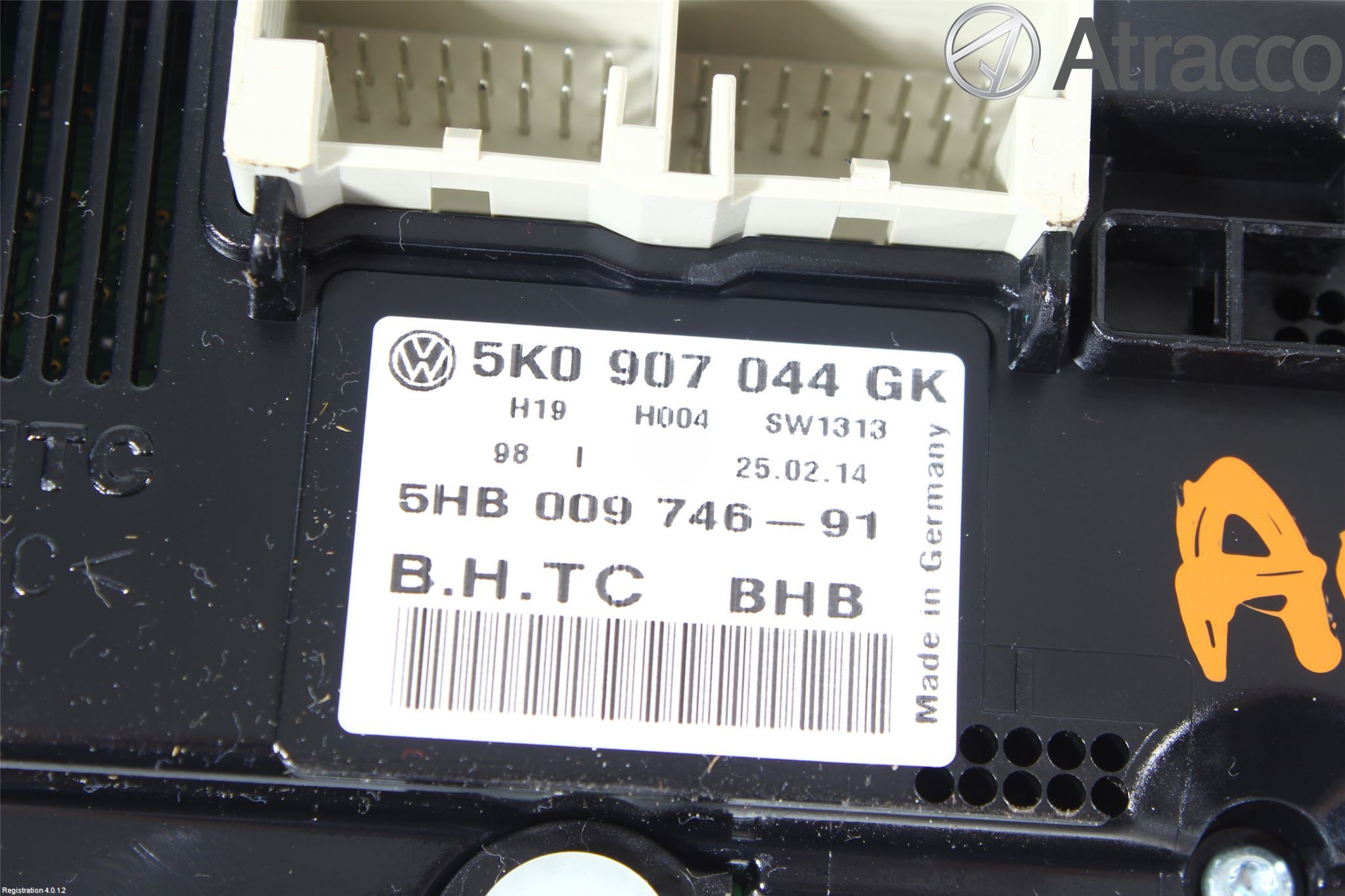 Volkswagen VW CADDY 11-15 Varme Ac Betjening-Display