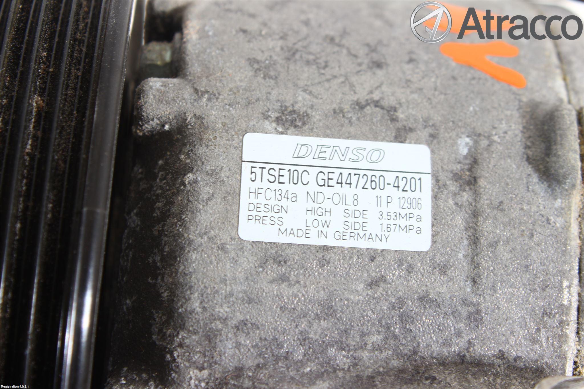Toyota YARIS XP130 12-14 Varme Ac Kompressor