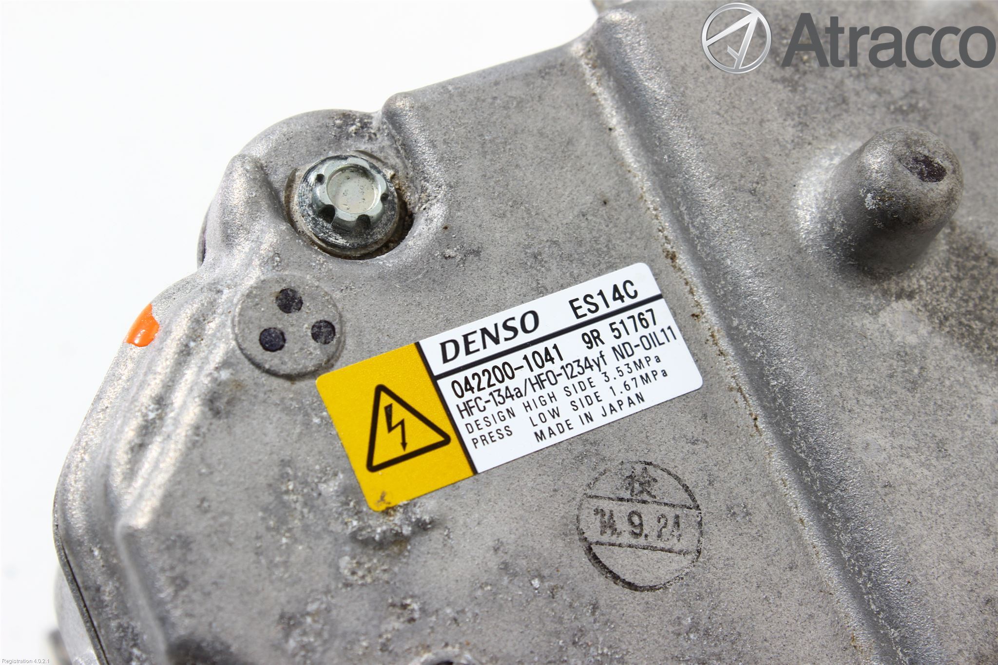 Toyota YARIS XP130 15-20 Varme Ac Kompressor