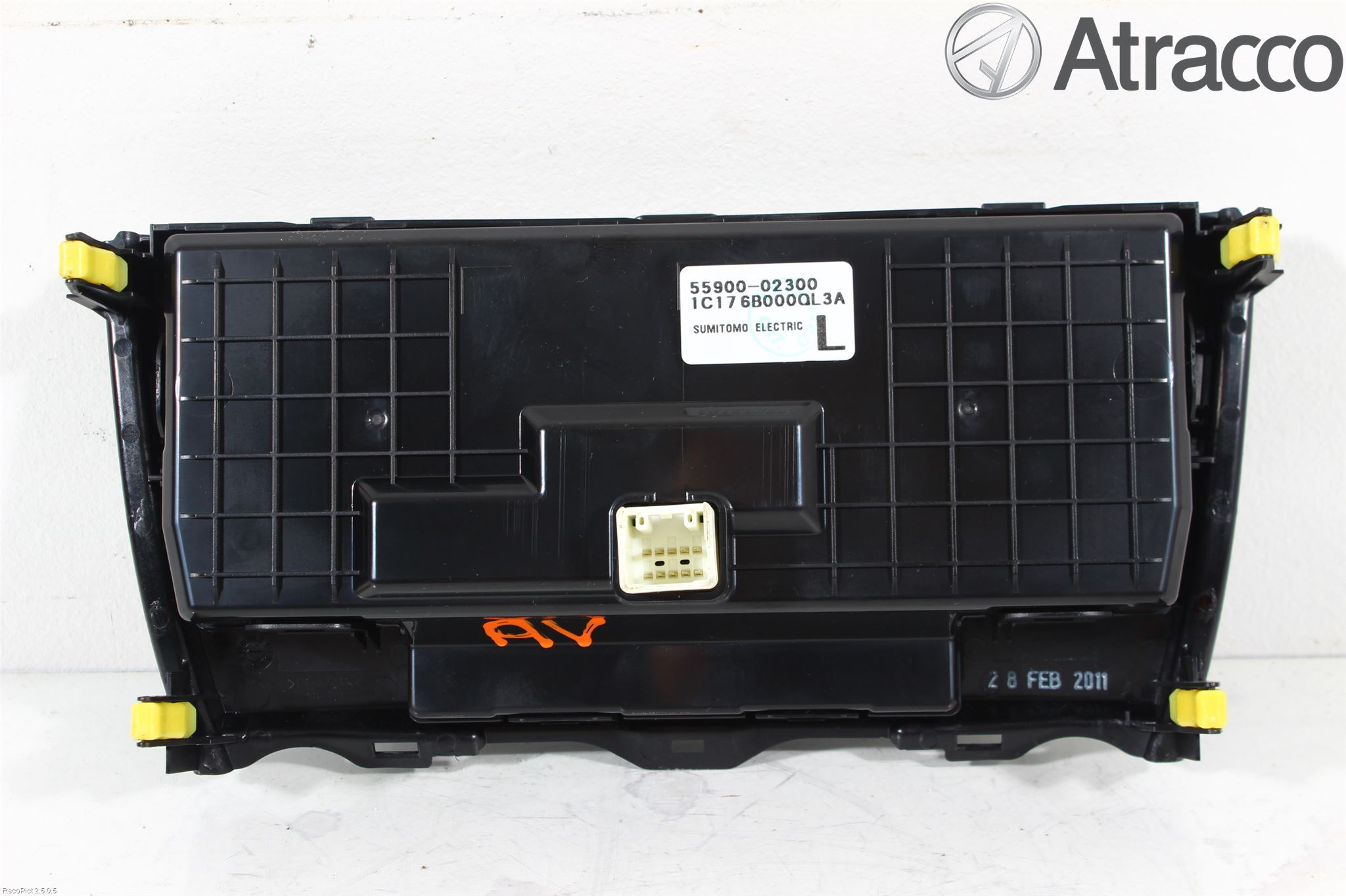 Toyota AURIS 10-12 Varme Ac Betjening-Display