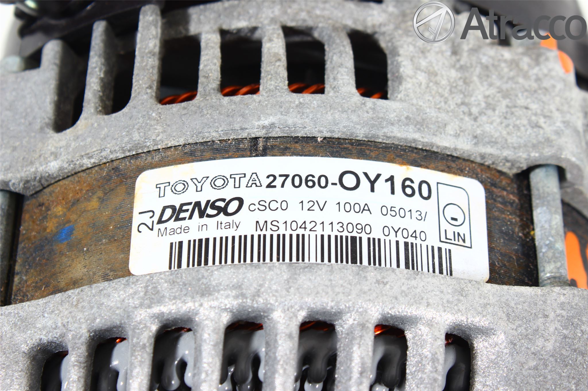 Toyota YARIS XP130 12-14 Dynamo