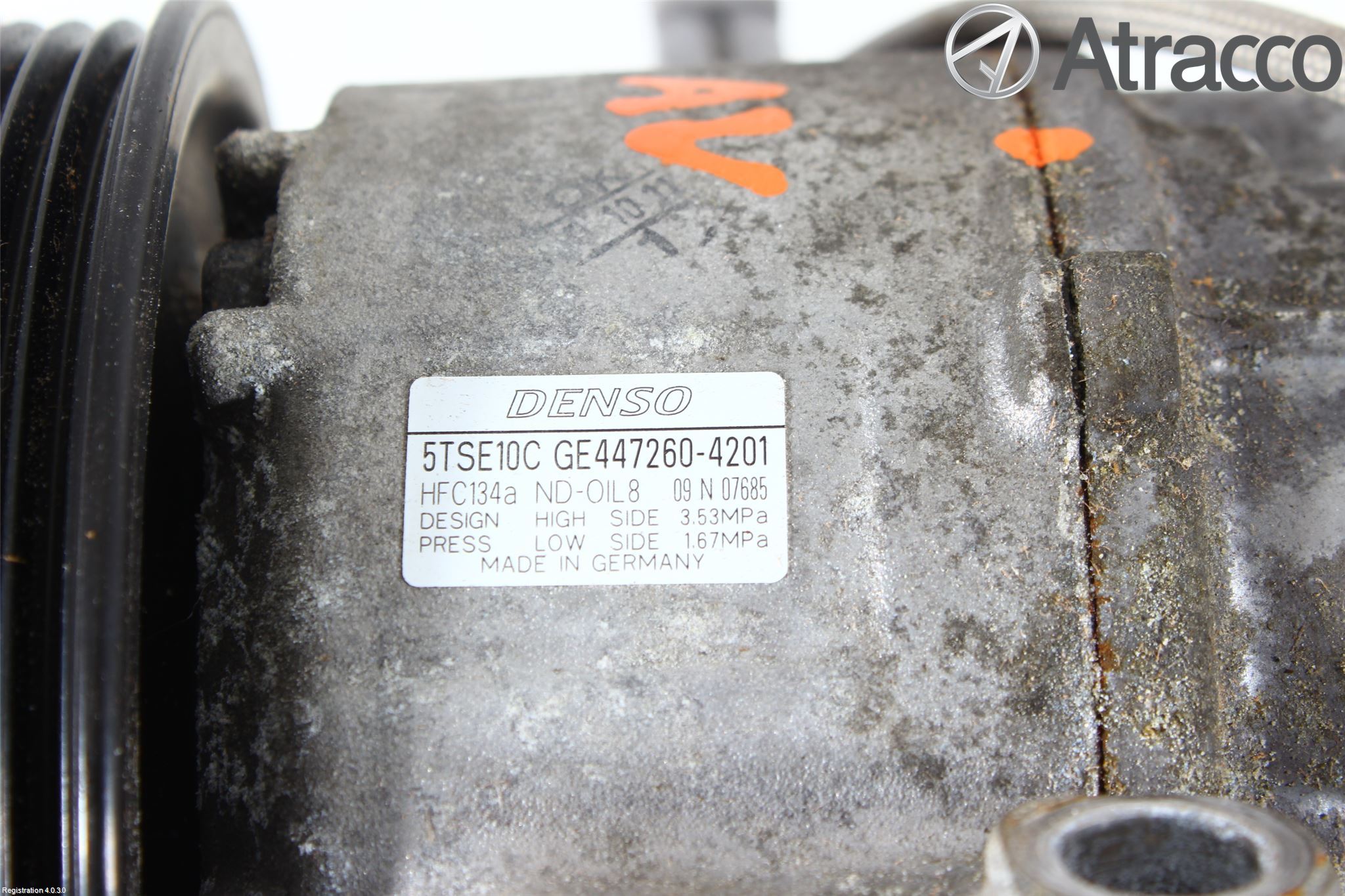 Toyota YARIS XP130 12-14 Varme Ac Kompressor