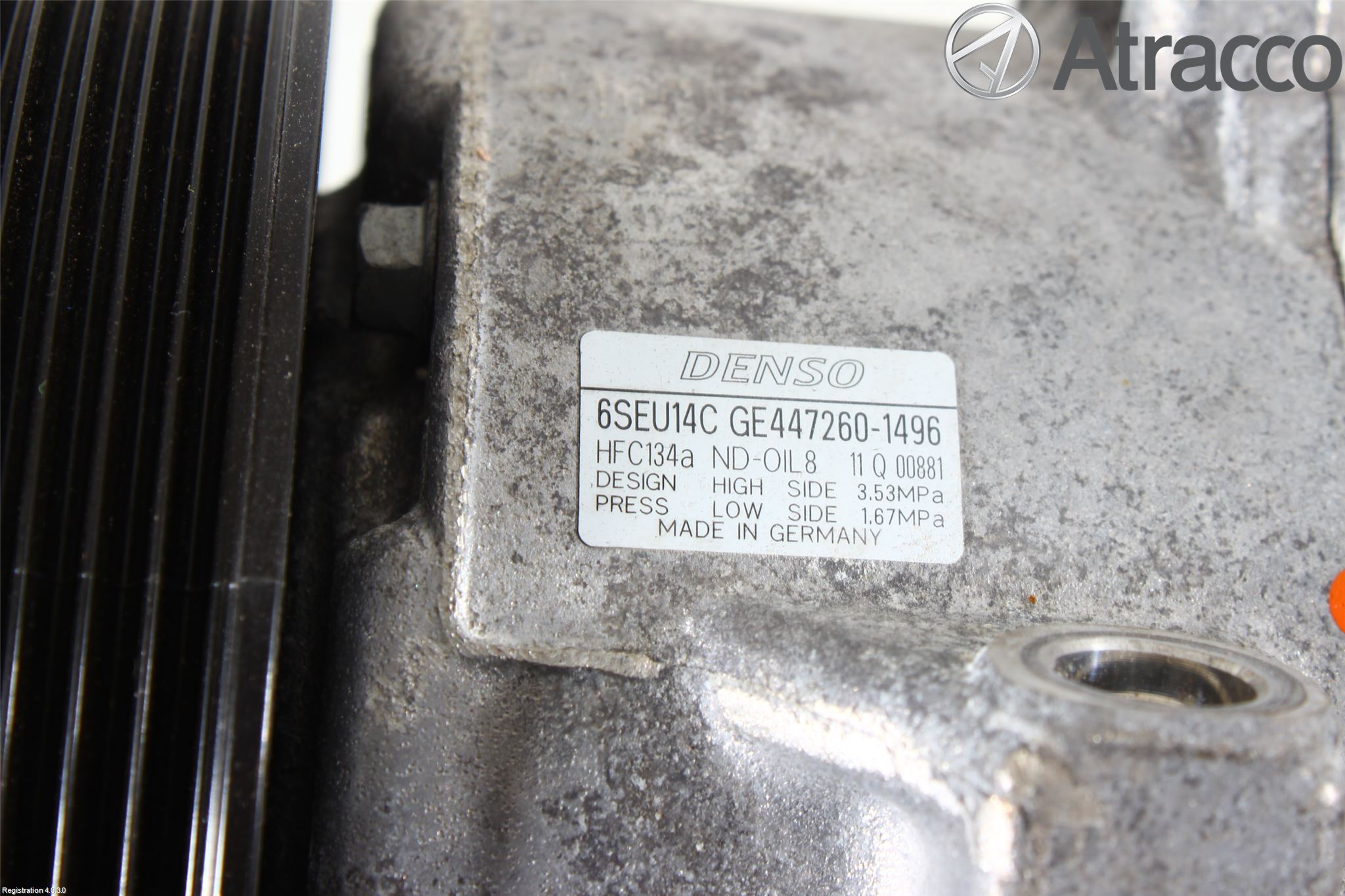 Toyota VERSO 09-18 Varme Ac Kompressor